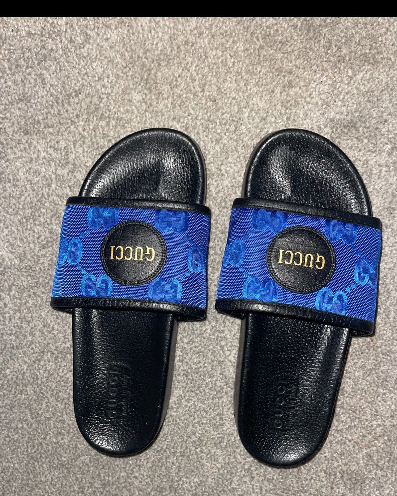 Gucci Off The Grid Men's Slides Shoes Size