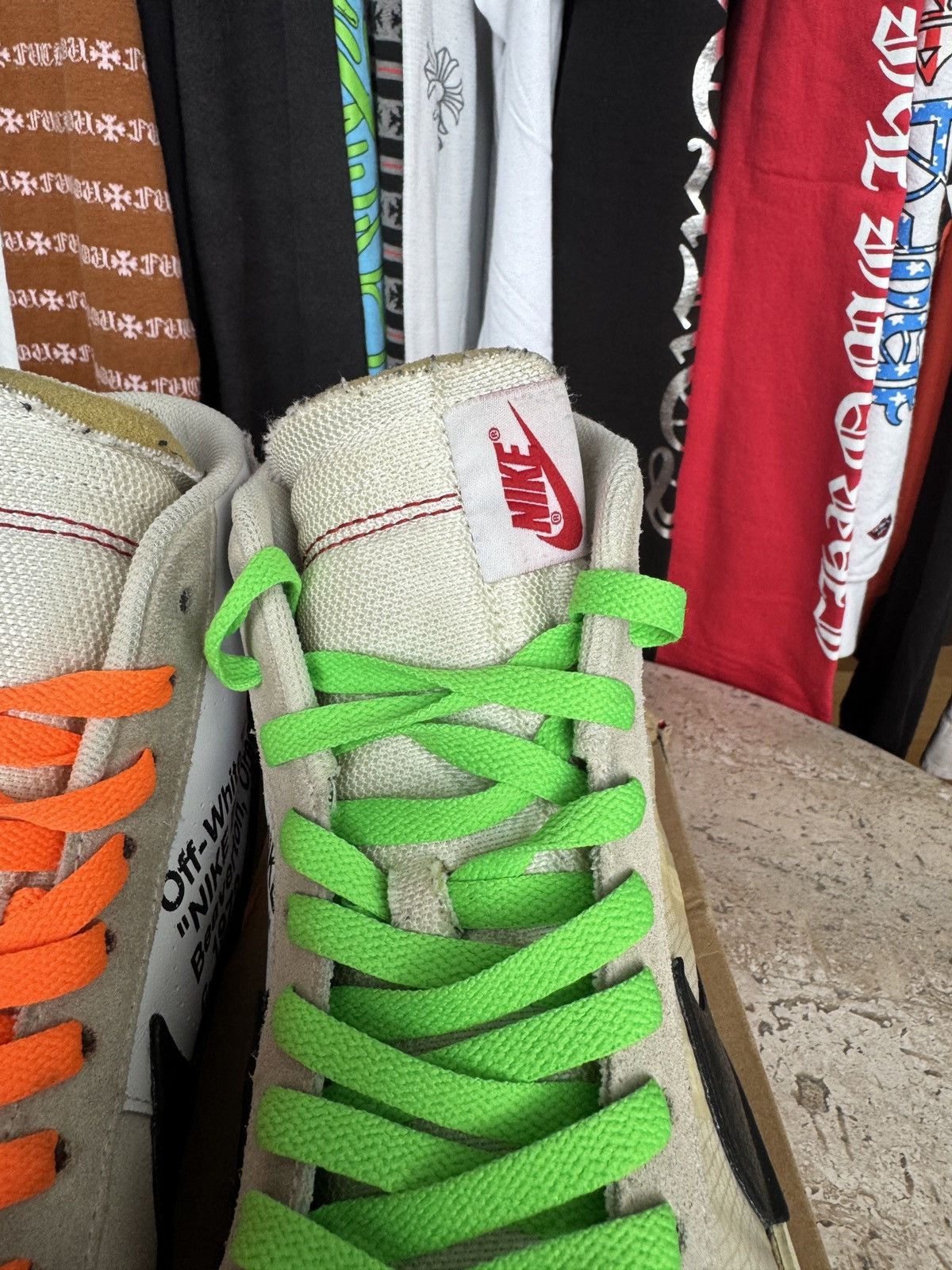 Off-White Nike Blazer Mid Off-White Size US 10.5 / EU 43-44 - 8 Thumbnail