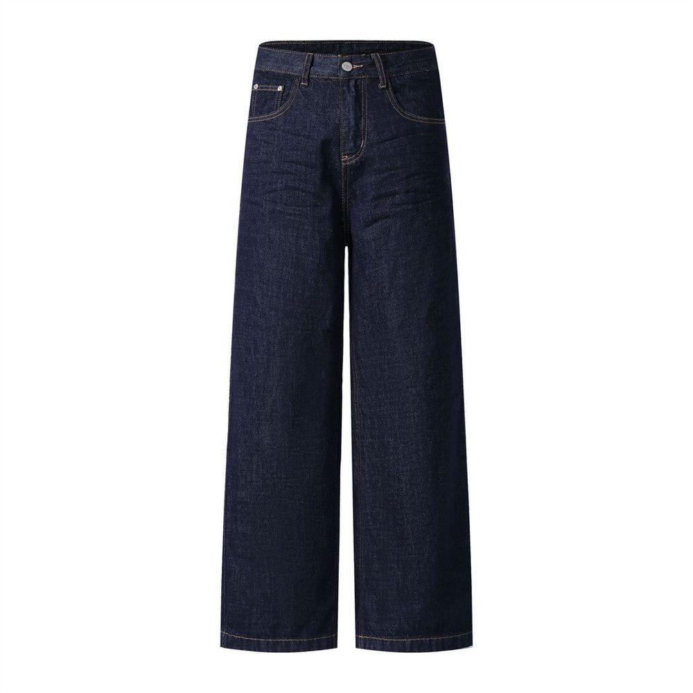 Japanese Brand × Vintage Men's trendy simple versatile loose casual straight jeans Size US 32 / EU 48 - 1 Thumbnail