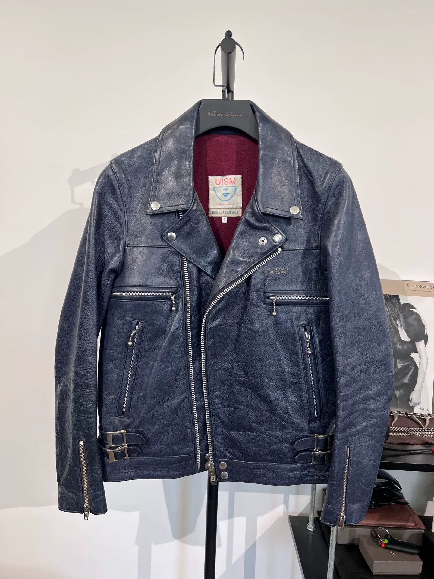 Undercover Cowhide Motorcycle Leather Jacket