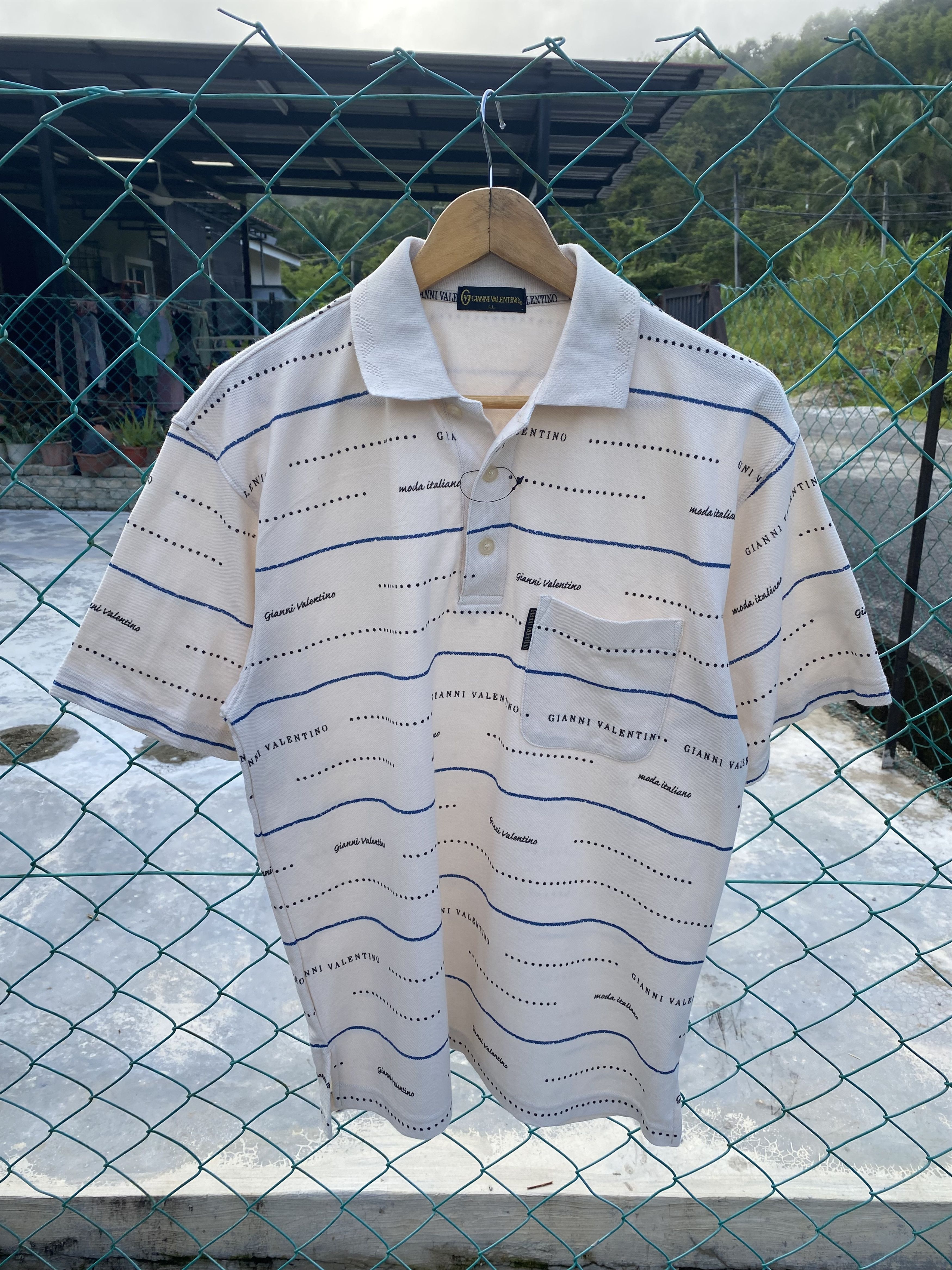 Gianni Valentino Gianni Valentino monogram polo tee Size US L / EU 52-54 / 3 - 1 Thumbnail