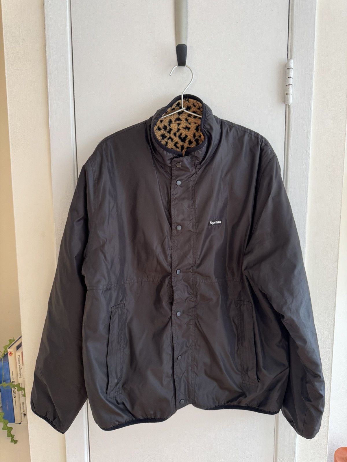Supreme Supreme Reversible Leopard Fleece Jacket Size L FW17 Yellow Size US L / EU 52-54 / 3 - 3 Thumbnail