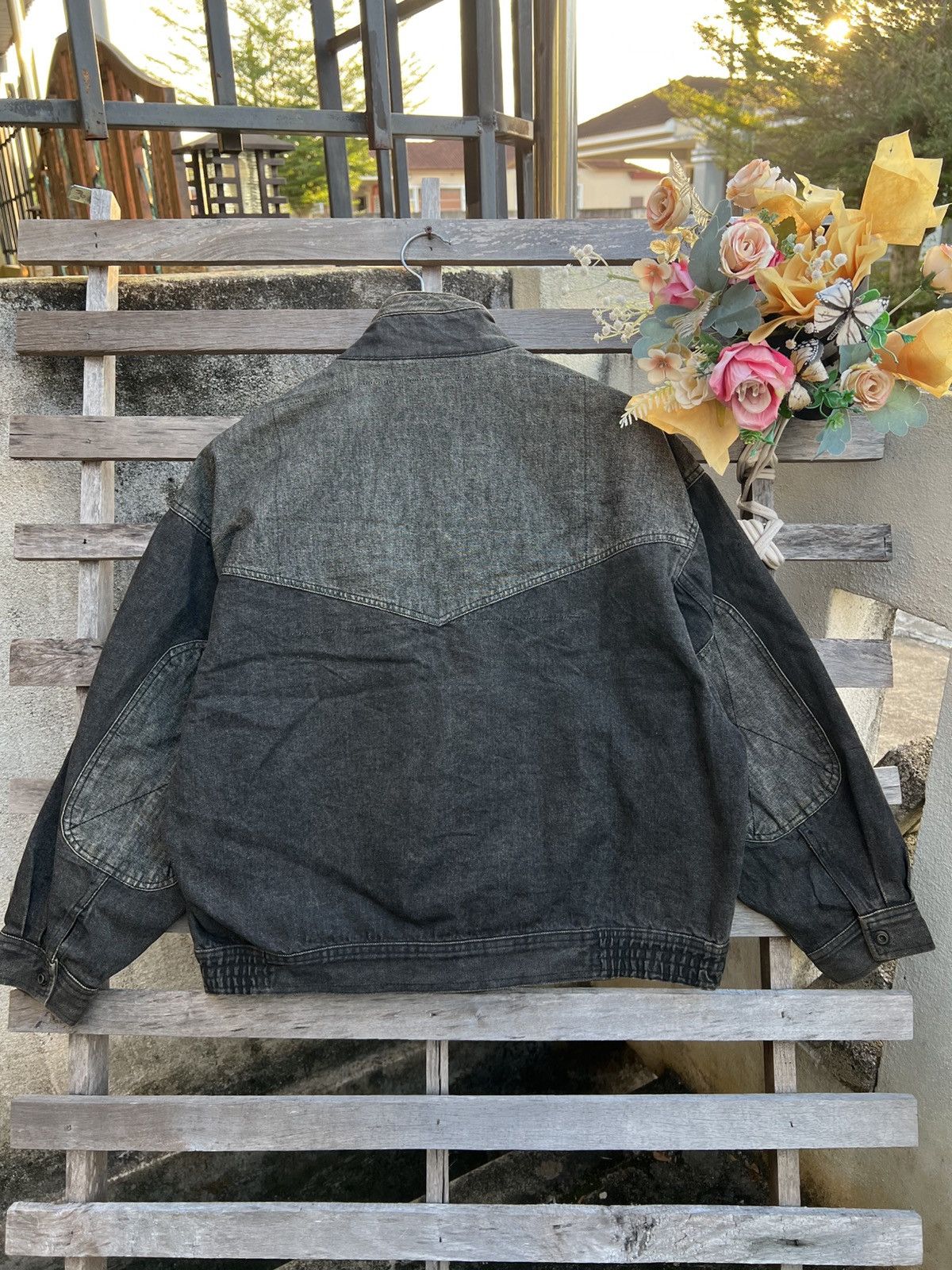 Casablanca Casablanca Rally Halb Wallis Denim Stoned Washed Jacket Size US M / EU 48-50 / 2 - 7 Thumbnail