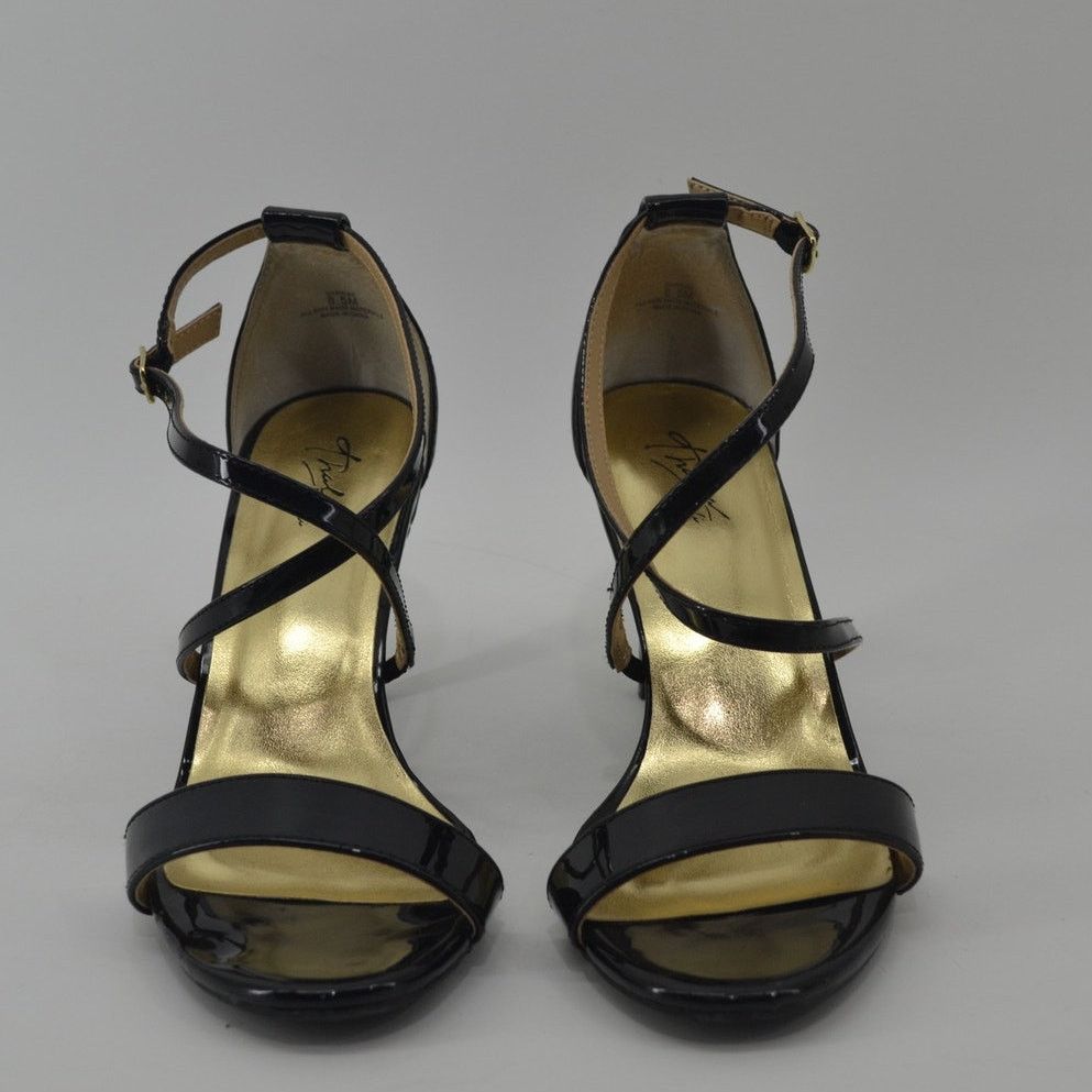 Other Thalia Sodi Darria2 Black Patent Leather Sandals Heels 8.5 Size US 8.5 / IT 38.5 - 2 Thumbnail