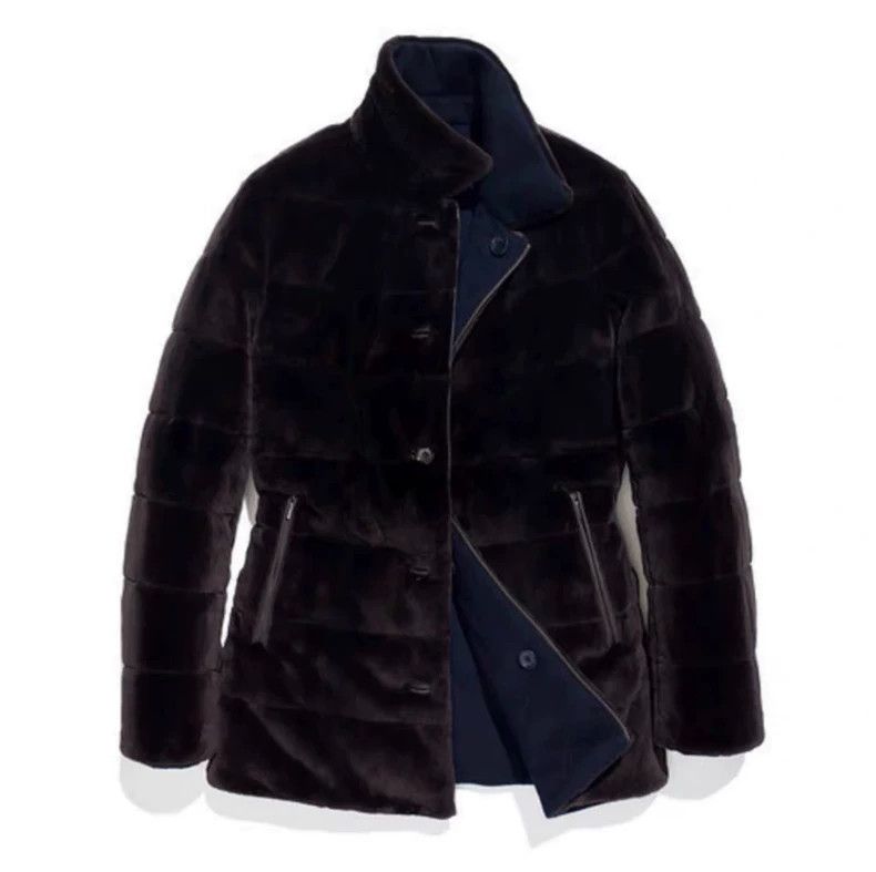 LORO PIANA A camel-hair fur coat