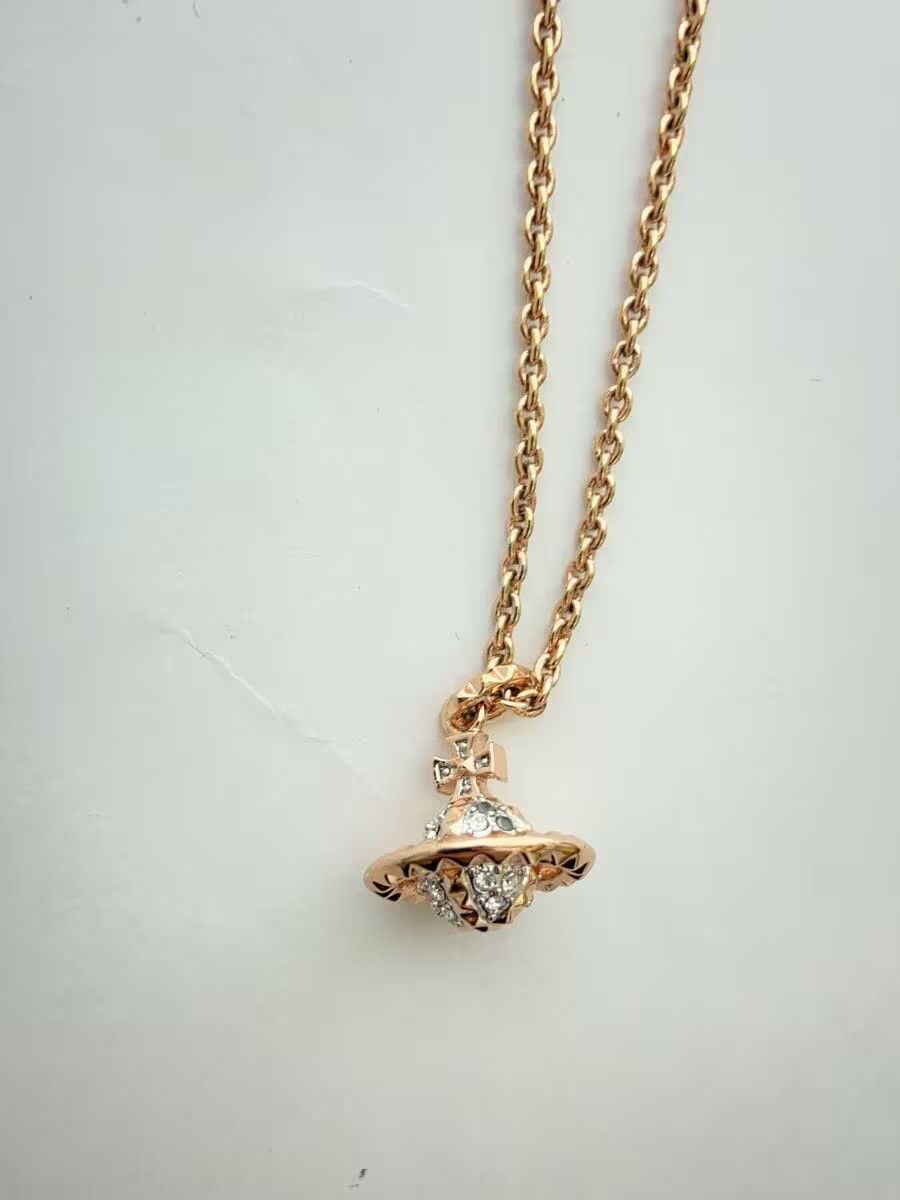 Vivienne Westwood Studded 3D Crystal Orb Necklace Size ONE SIZE - 3 Thumbnail