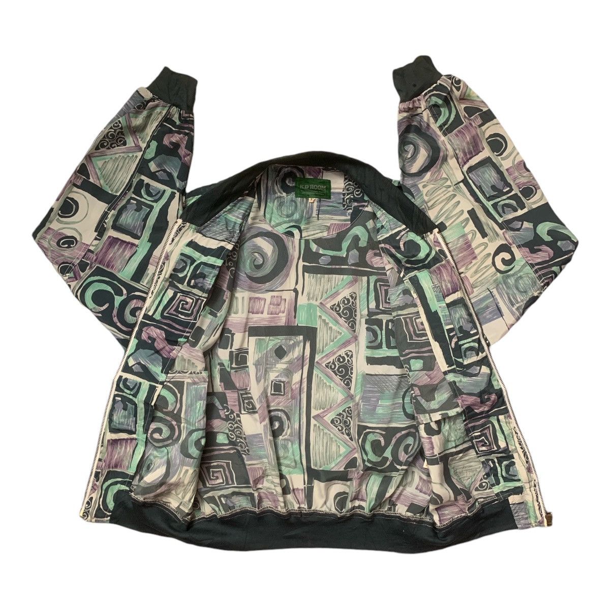 Japanese Brand × Vintage Rare Design Vintage KD Room Zipper Jackets Size US M / EU 48-50 / 2 - 3 Thumbnail