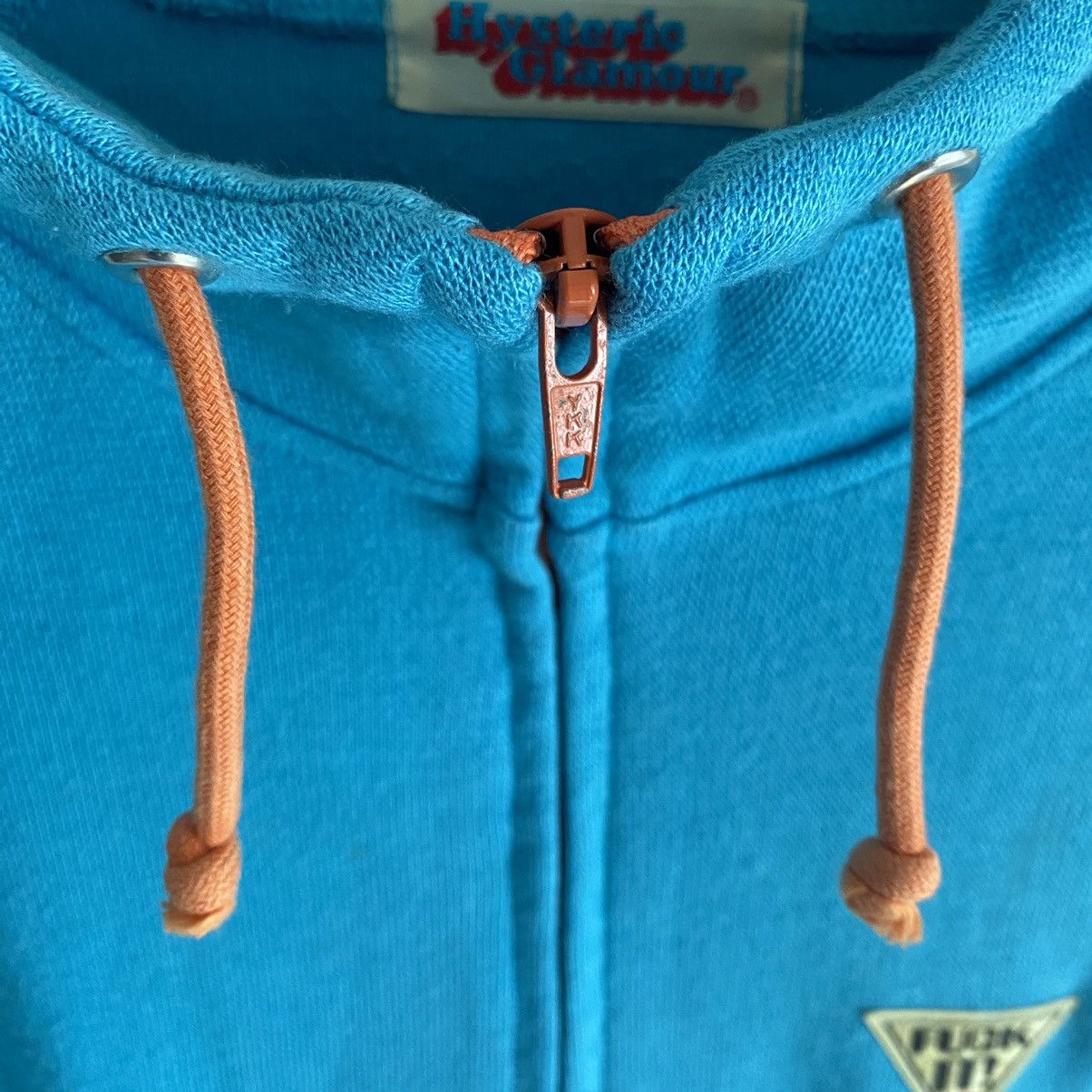 Hysteric Glamour Crazy Archival Hysteric Glamour Fuck It Zip Up Hoodie Size M / US 6-8 / IT 42-44 - 6 Thumbnail