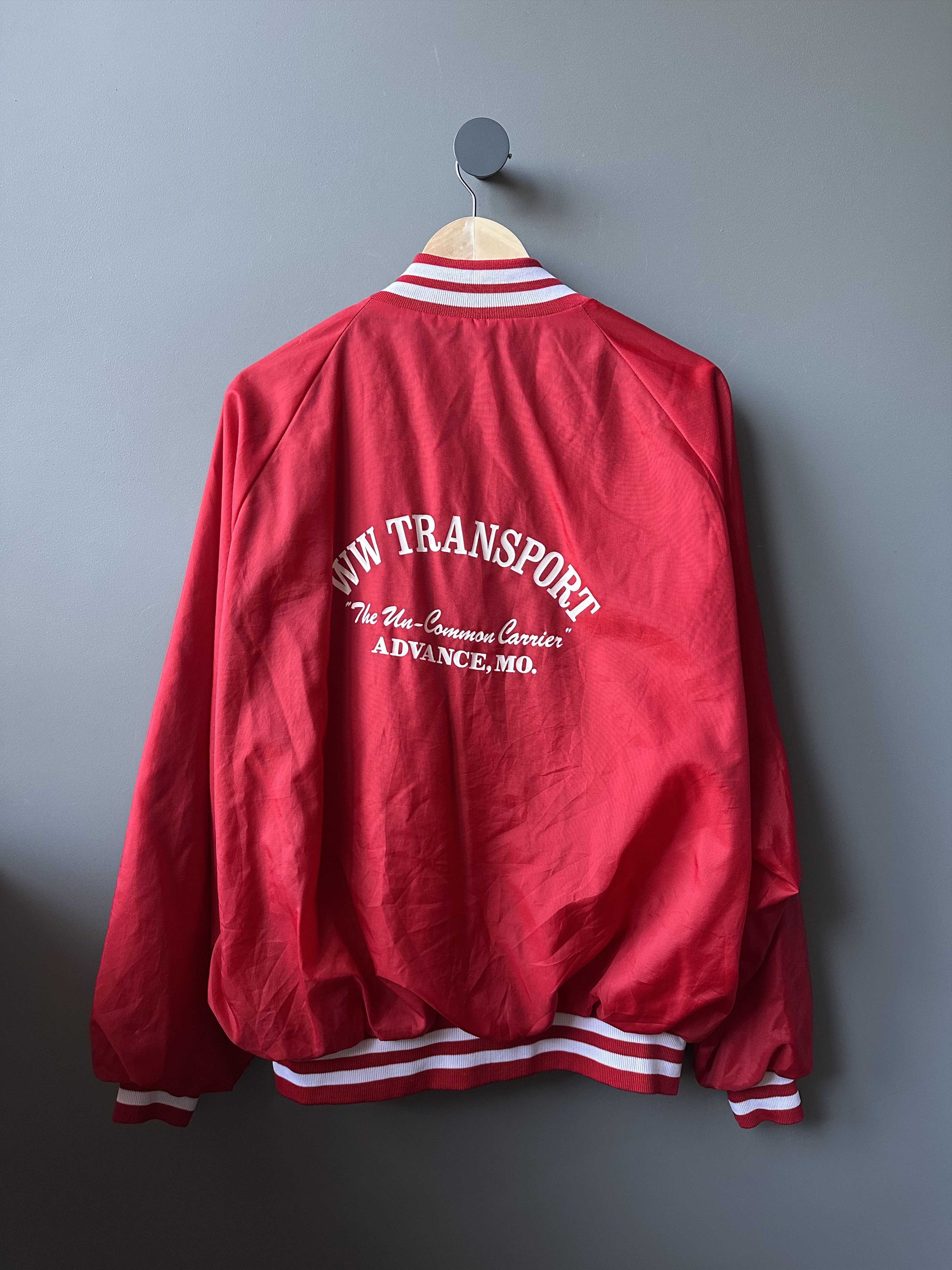 Dunbrooke Vintage Dunbrooke PlaJac Red Nylon Varsity Bomber Jacket USA Size US XL / EU 56 / 4 - 2 Thumbnail
