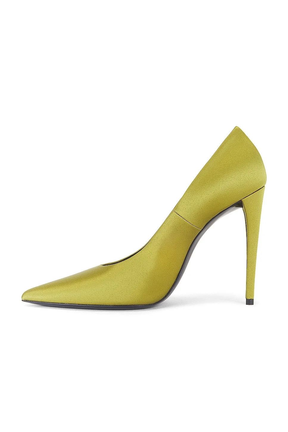 Saint Laurent Paris oc11z1125 Monceau Pumps in Satin Crepe in Green Size US 6 / IT 36 - 5 Thumbnail