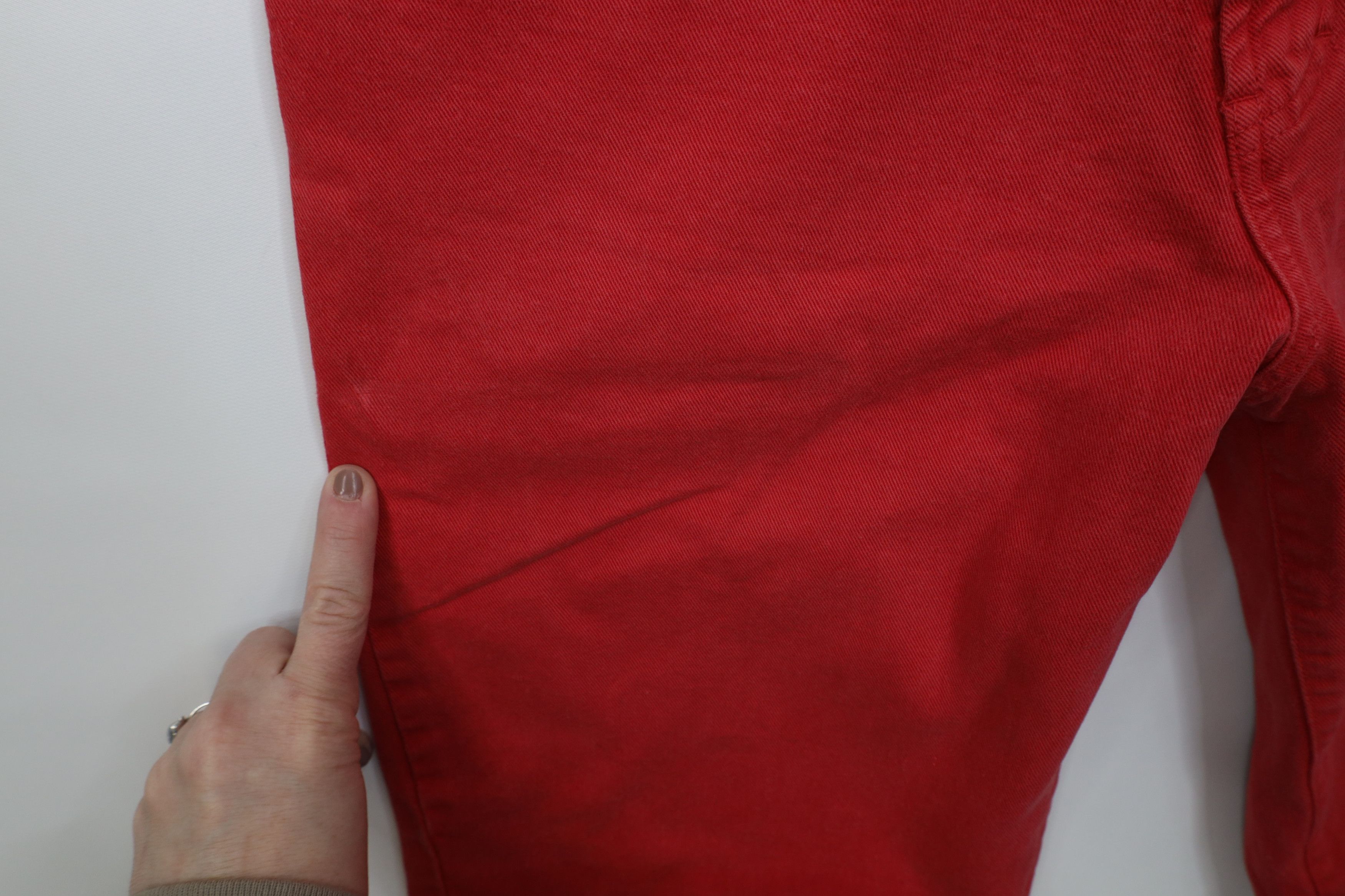 UNIONBAY Vintage 90s Unionbay Surfing Baggy Fit Denim Jean Shorts Red Size US 30 / EU 46 - 6 Thumbnail