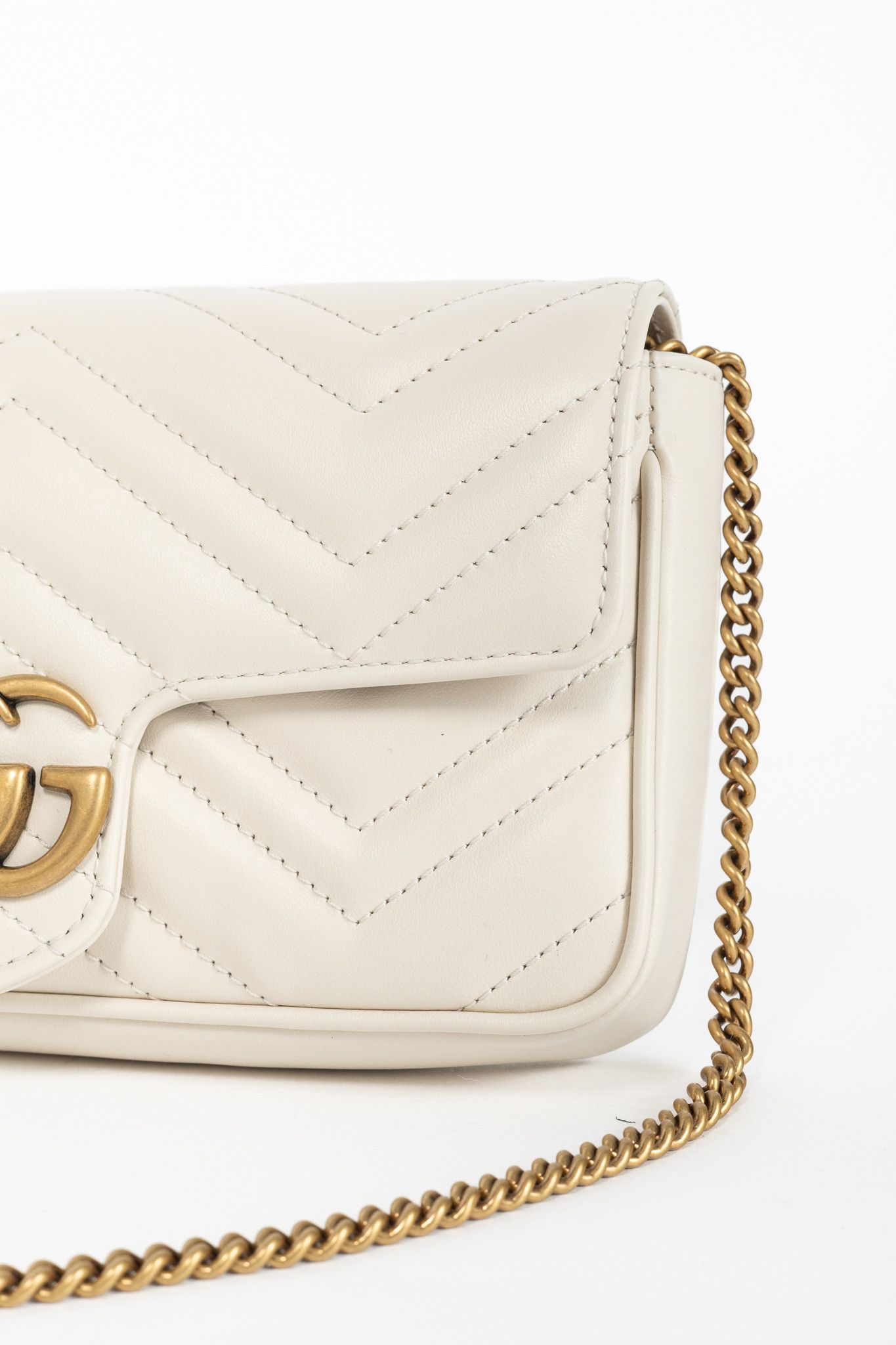 Gucci Gucci GG Marmont Matelasse Chevron Small Shoulder Bag Size ONE SIZE - 7 Thumbnail
