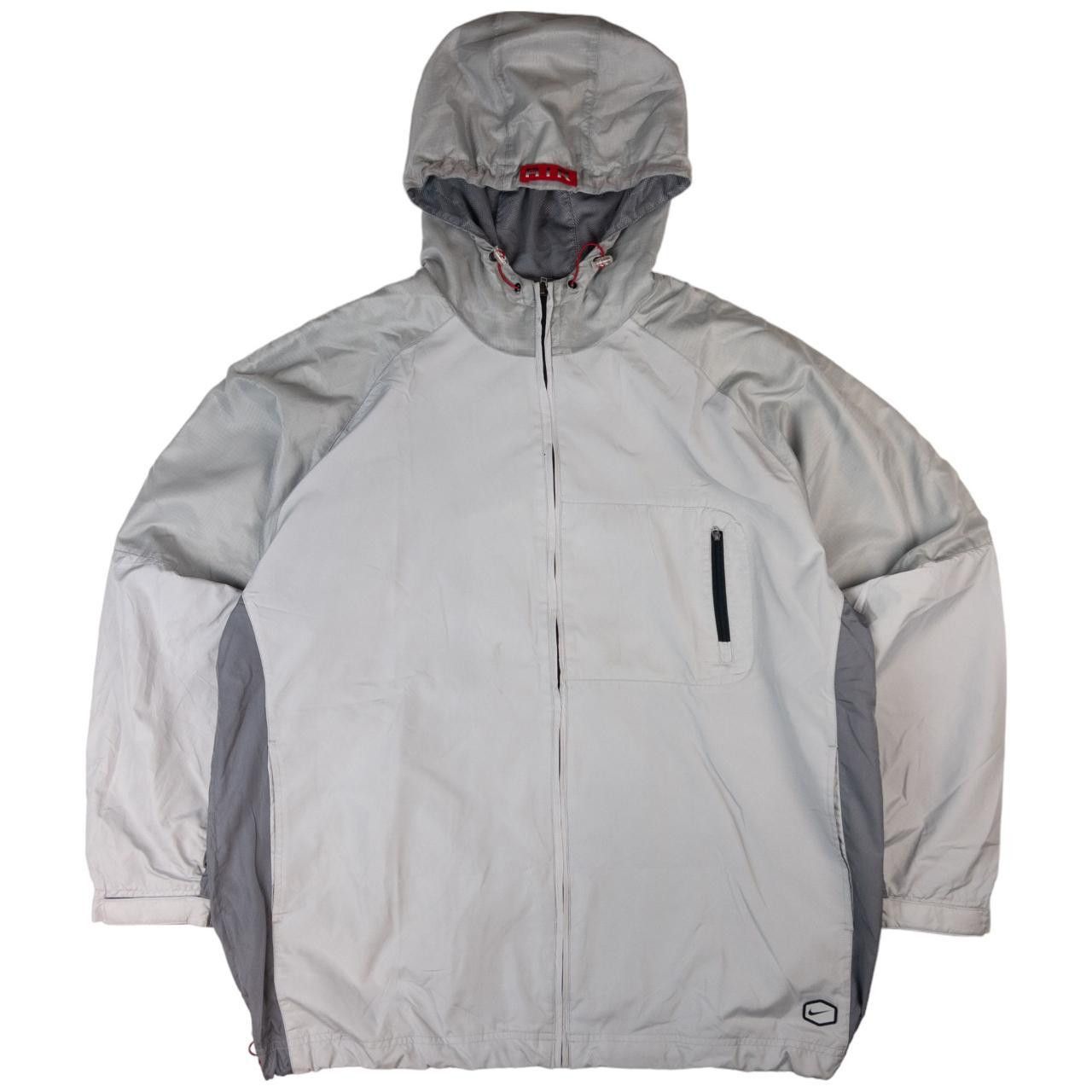 Vintage Nike Hex Zip Up Hooded Jacket Size L