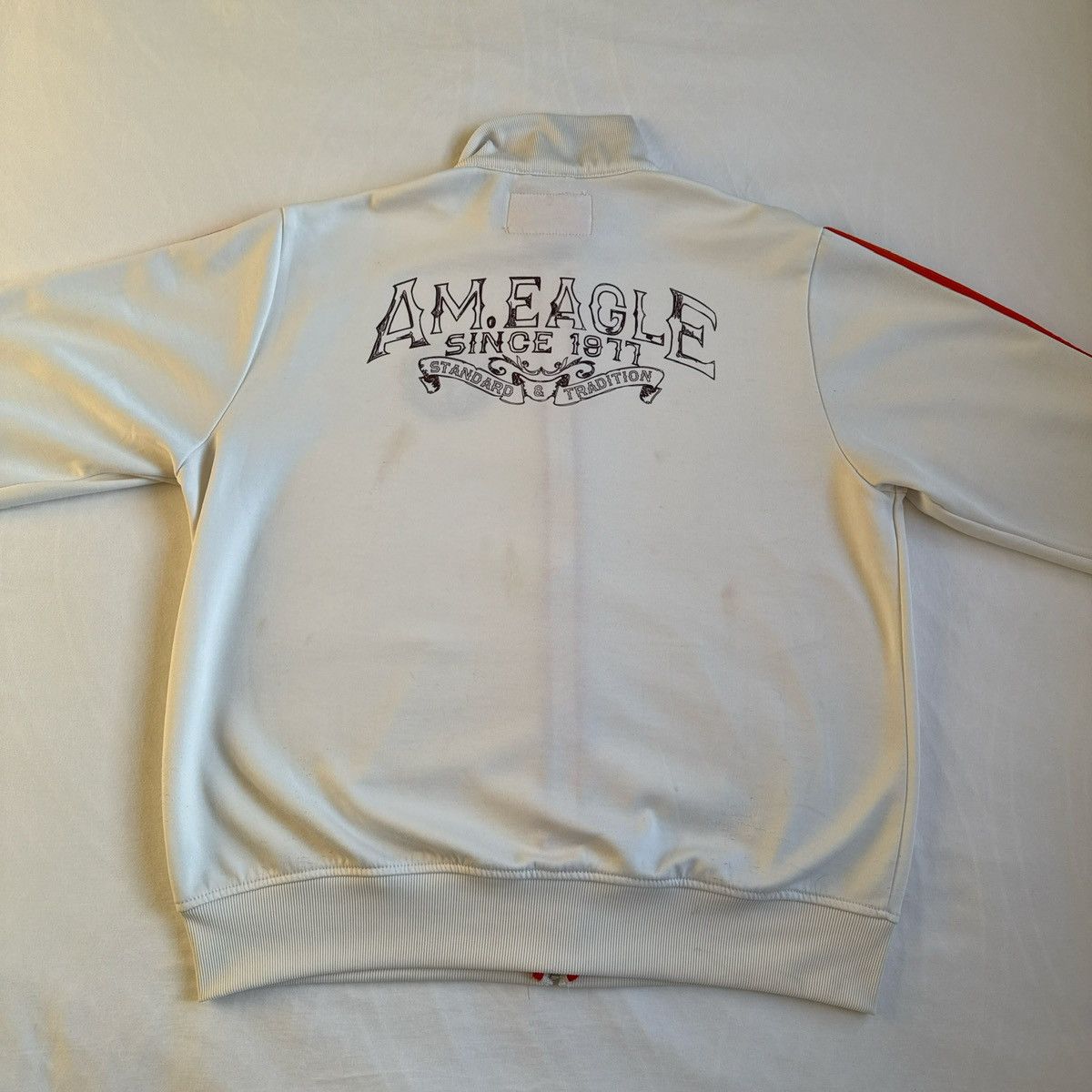 American Eagle Outfitters Vintage American Eagle Quarter Zip Jacket White XXL Size US XXL / EU 58 / 5 - 6 Thumbnail