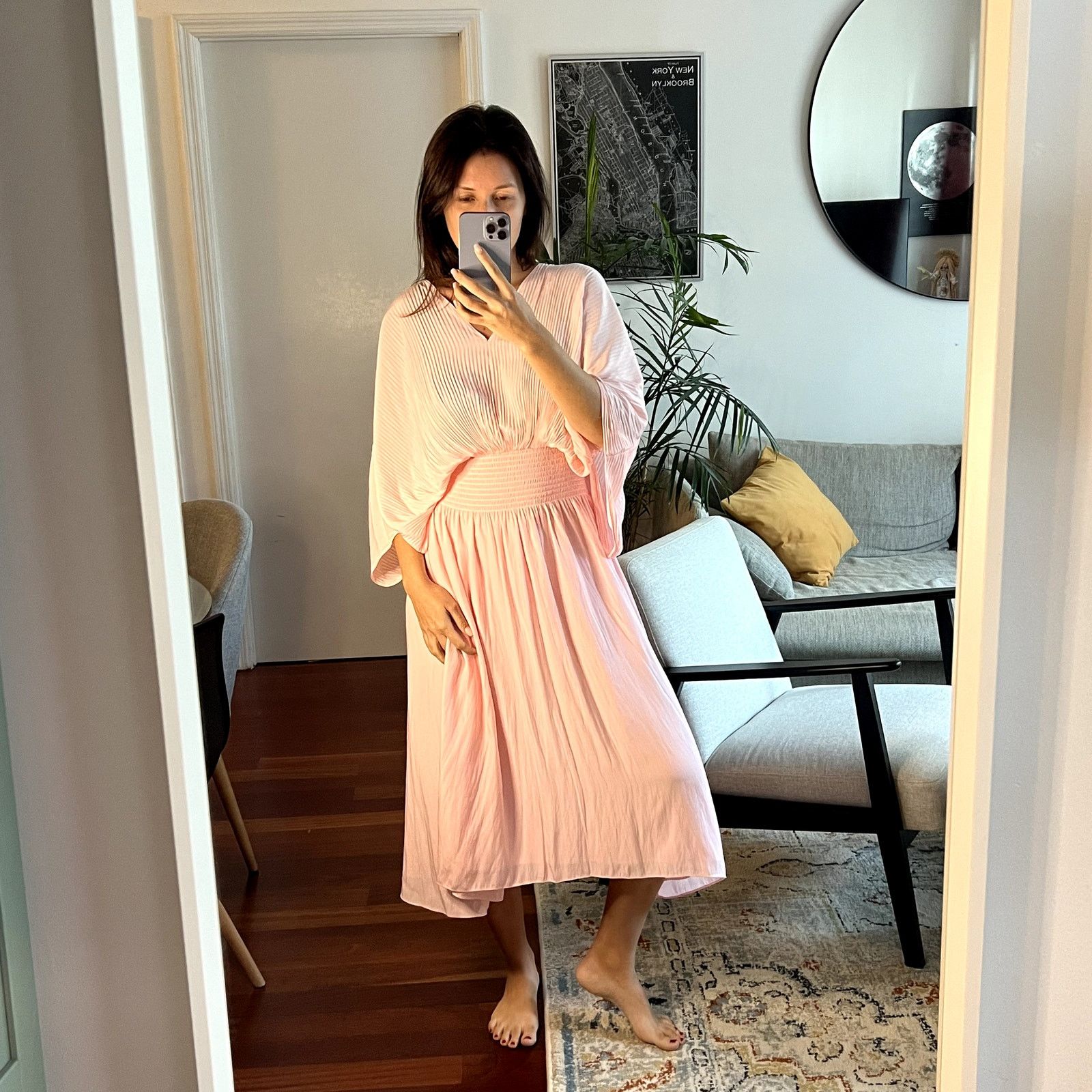 Ramy Brook ramy brook harmoni midi dress candy pink size XS Size XS / US 0-2 / IT 36-38 - 1 Thumbnail