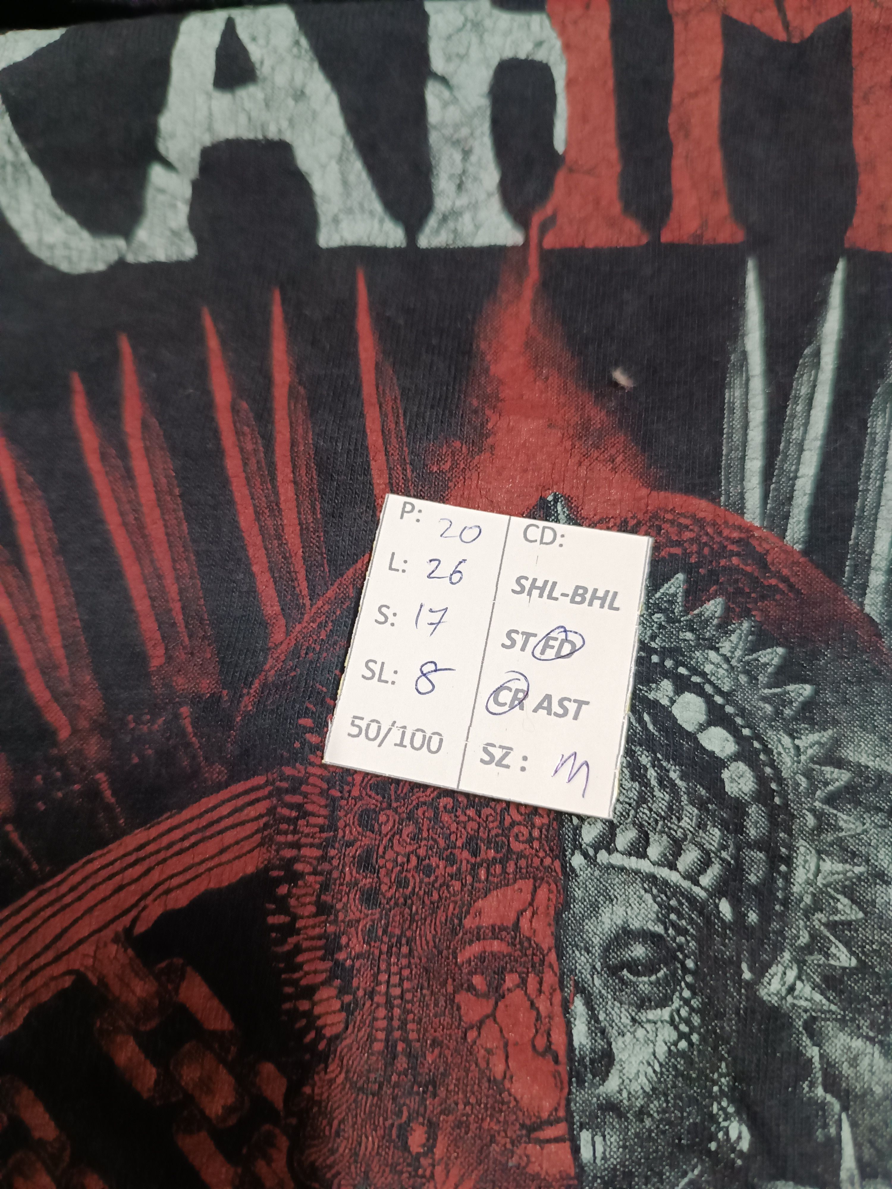 Band Tees VINTAGE BRAHMAN PUNK ROCK BUDDHA HANUMAN TEE oau iq Size US M / EU 48-50 / 2 - 19 Thumbnail