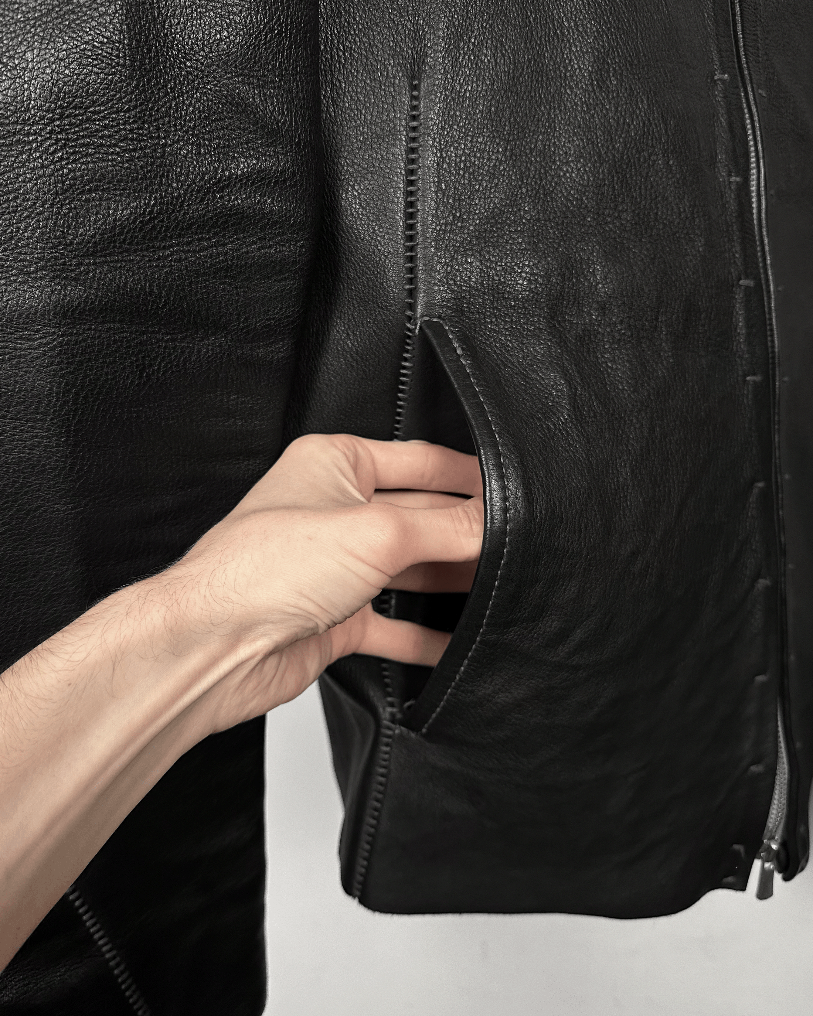 A1923 A1923 Augusta Diciannoveventitre Horse Leather Jacket Size US S / EU 44-46 / 1 - 6 Thumbnail