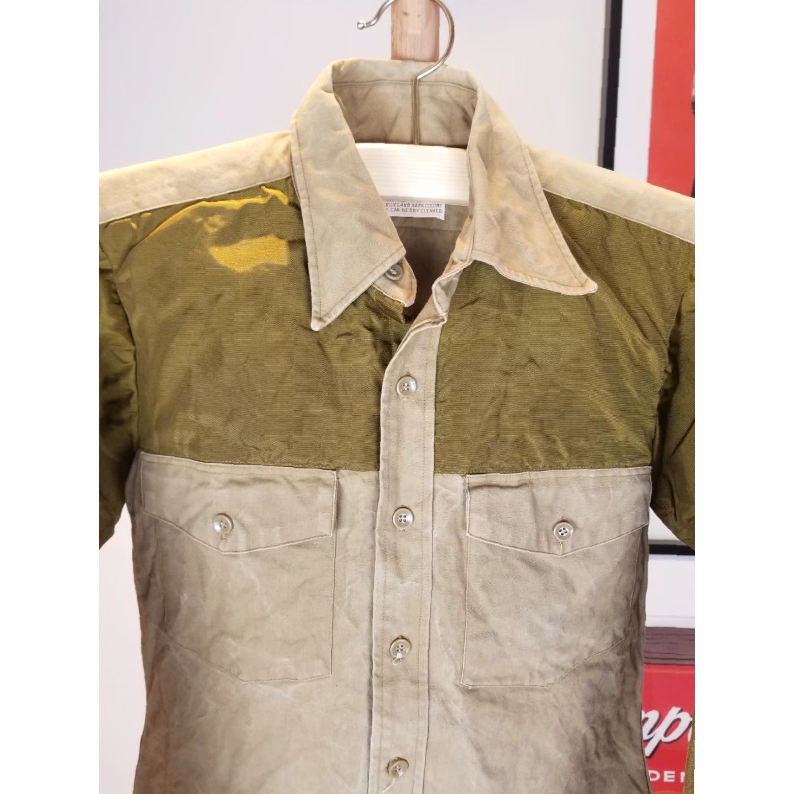 Vintage VINTAGE DUXBAK HEAVY HUNTING SHIRT SZ SMALL Shirt Men Long Sleeve Button-Up Brown 70s Holiday? Size US S / EU 44-46 / 1 - 2 Thumbnail