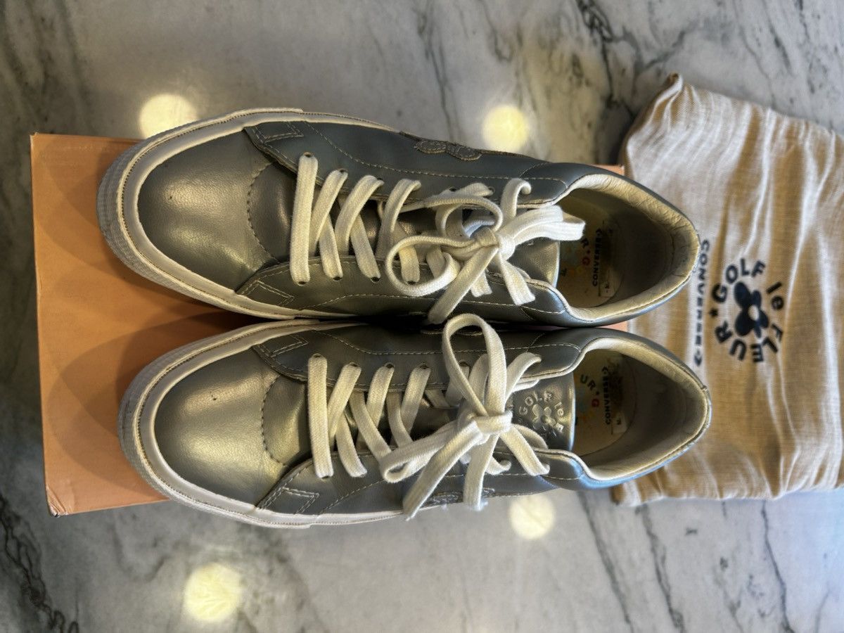 Converse × Golf Wang × Golf le Fleur Converse x Golf Le Fleur* low top Silver 3M Size US 8 / EU 41 - 5 Thumbnail