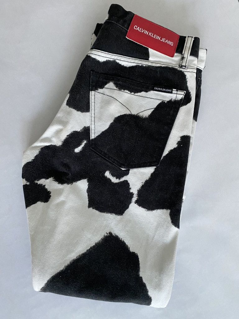 Calvin Klein 205W39NYC Calvin Klein 205W39NYC Cowprint Pants Size US 33 - 8 Thumbnail