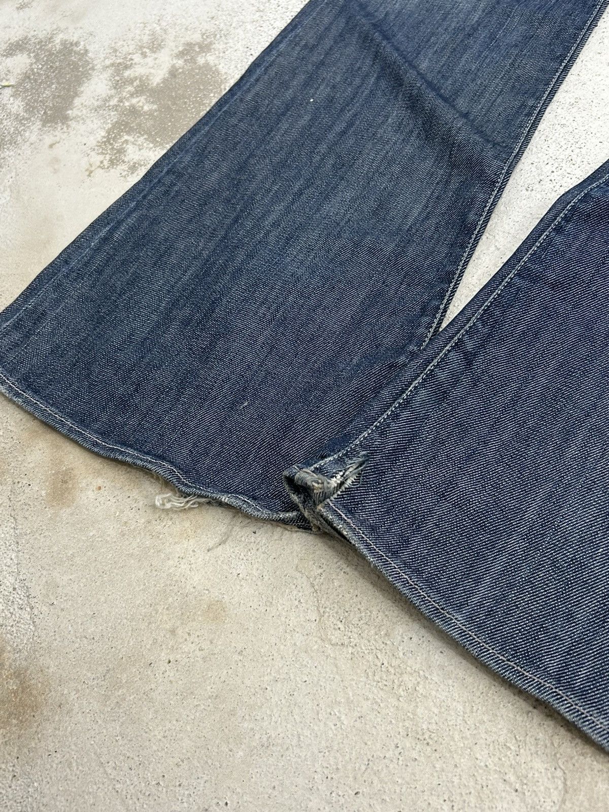 Hysteric Glamour Vintage Extreme Flare Jeans Rock Republic Sanforized Denim Size US 31 - 4 Thumbnail