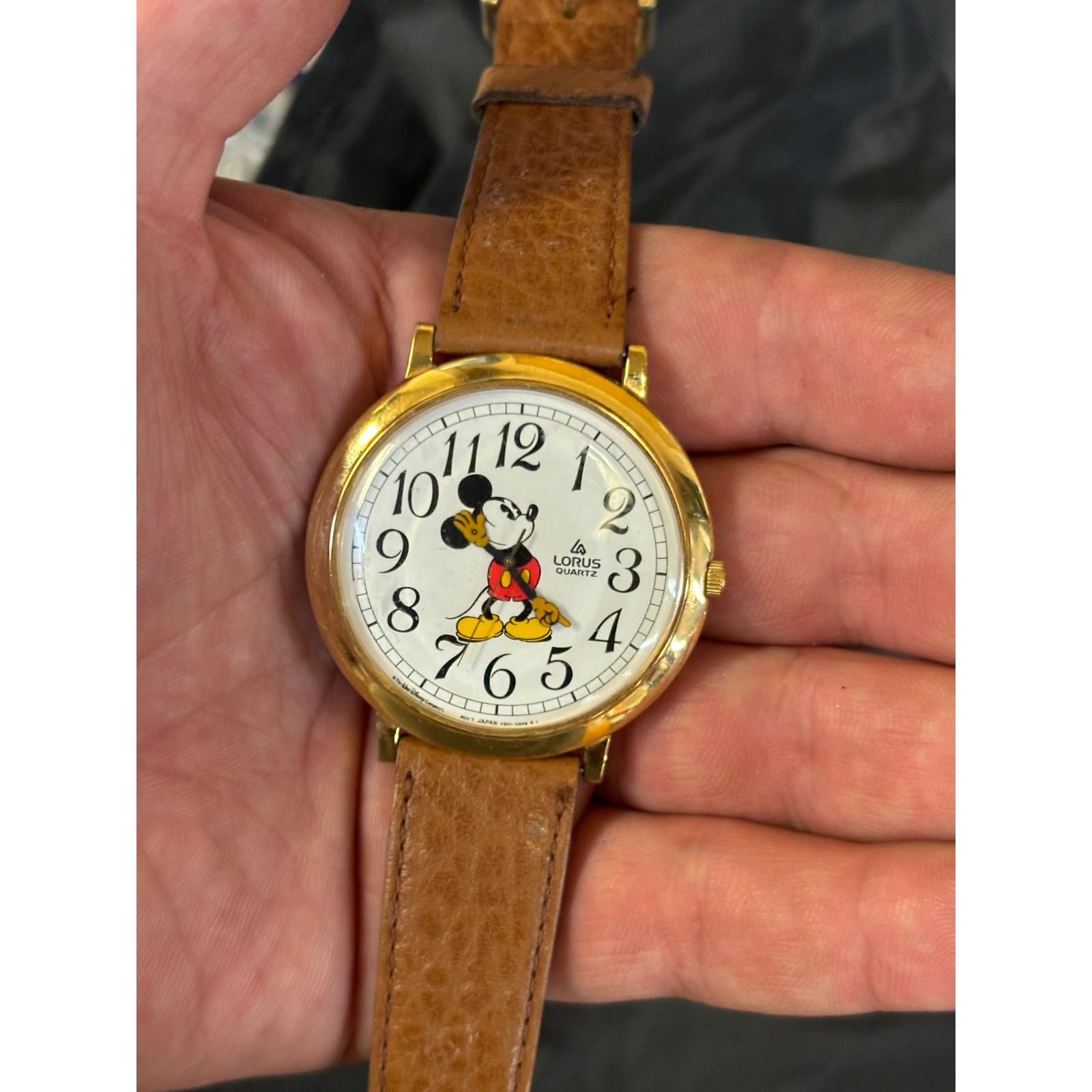 Seiko Vintage Lorus Micky Mouse Watch! New Battery! Size ONE SIZE - 1 Thumbnail