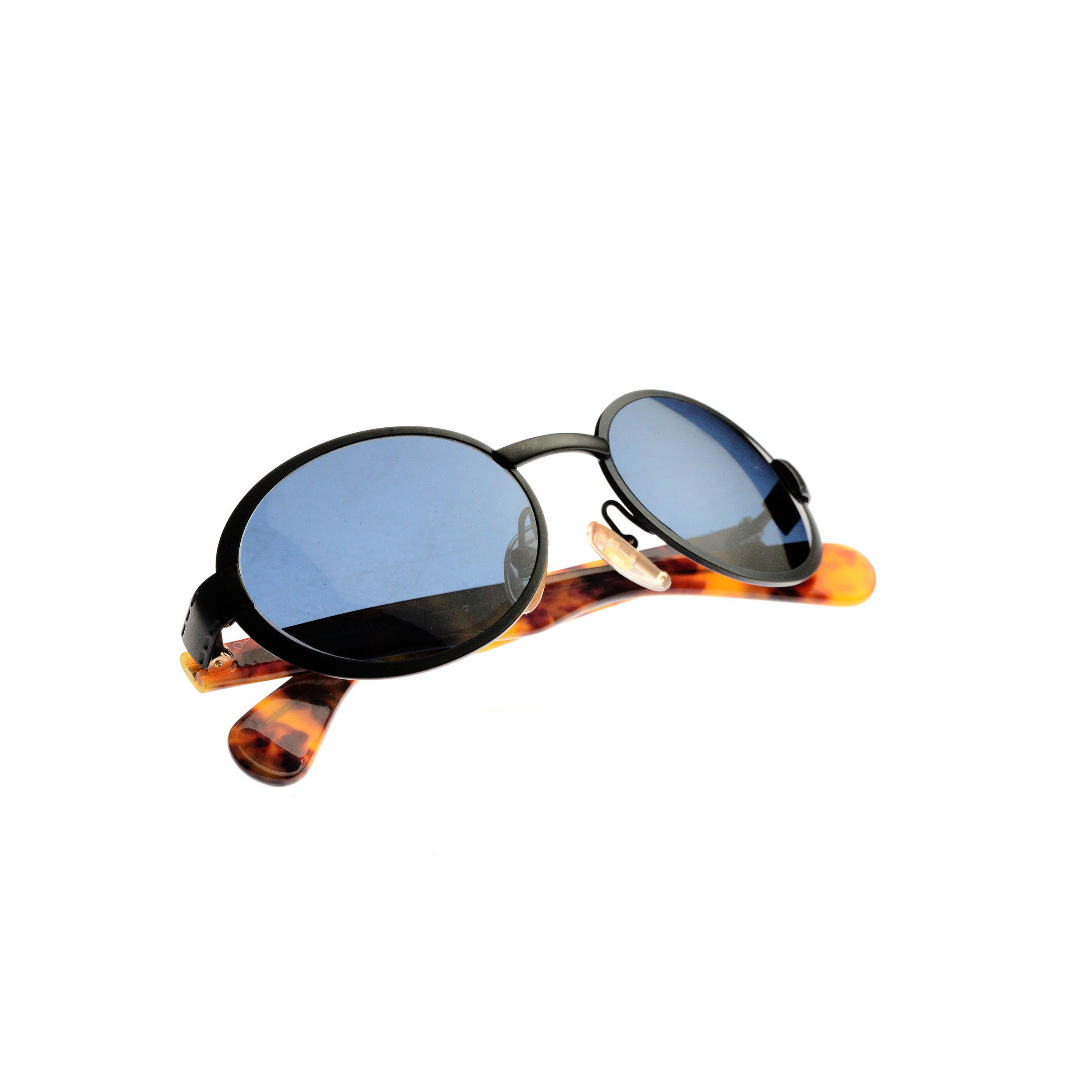 Max Mara Max Mara 90's Black & Havana Brown Oval Frame Sunglasses Size ONE SIZE - 3 Thumbnail
