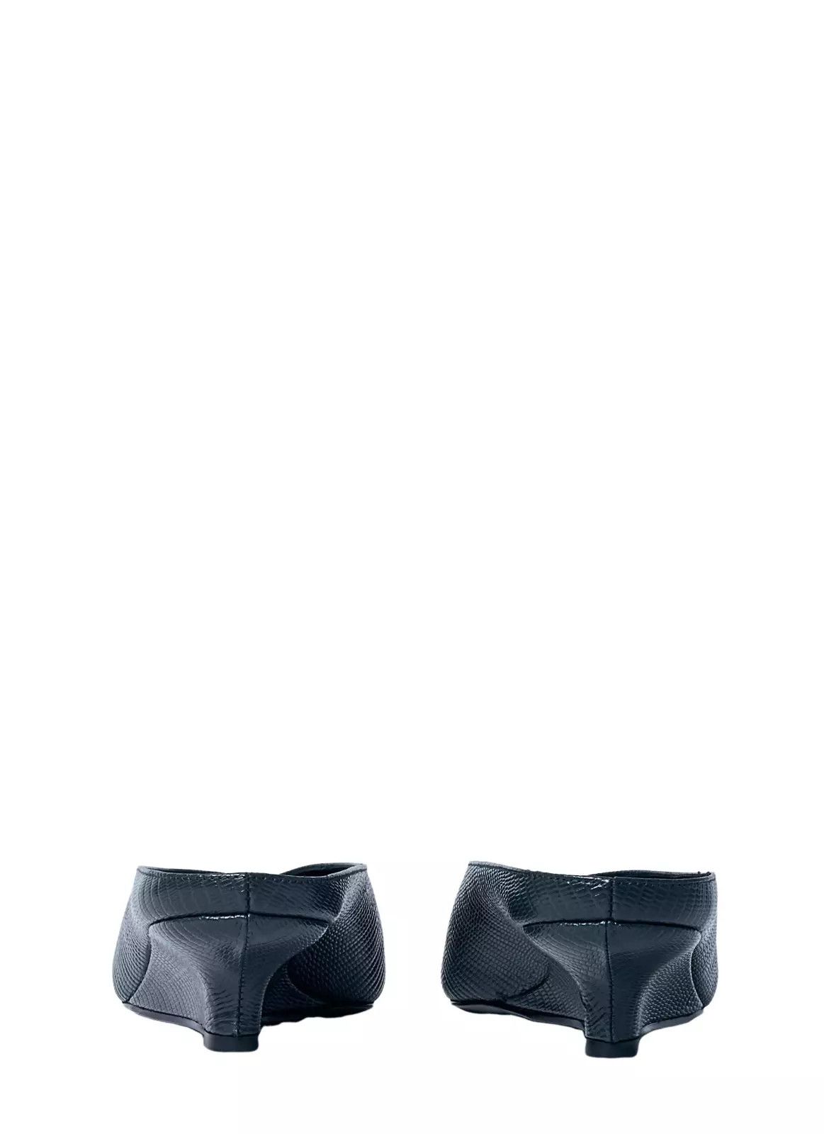Toteme TOTEME Sharp $690 Black Embossed 35mm Wedge Mules Size US 6 / IT 36 - 4 Thumbnail