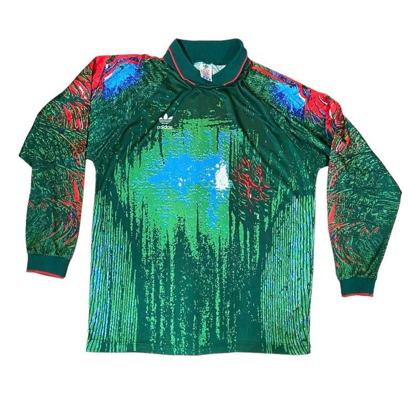 Adidas 90s adidas rugby green Size US XL / EU 56 / 4 - 2 Thumbnail