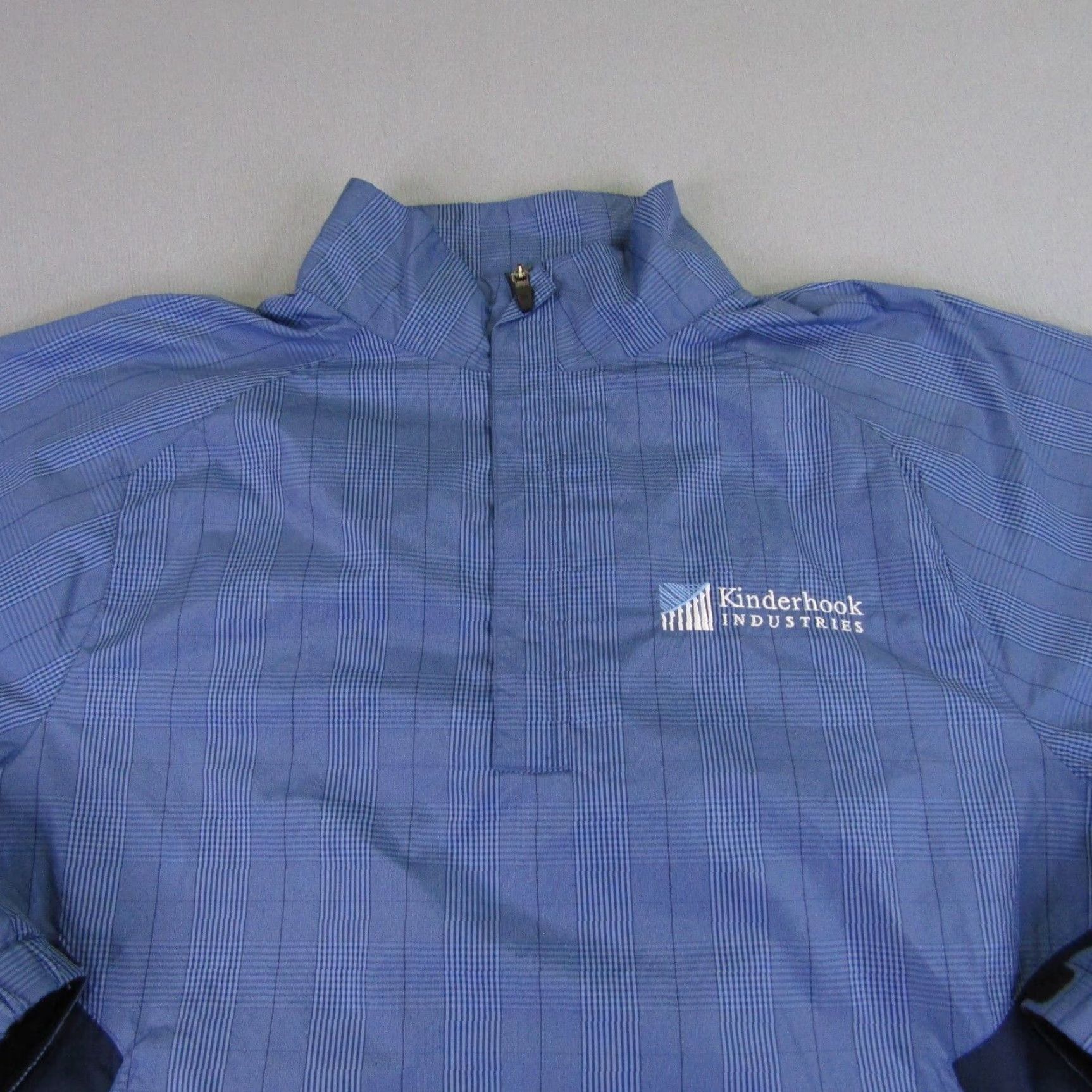 Vintage Zero Restriction Tour Series Golf Jacket Mens Large Blue Windbreaker Zip Pockets 1/4 Zip Logo Outdoor Sports Windproof Size US L / EU 52-54 / 3 - 4 Thumbnail