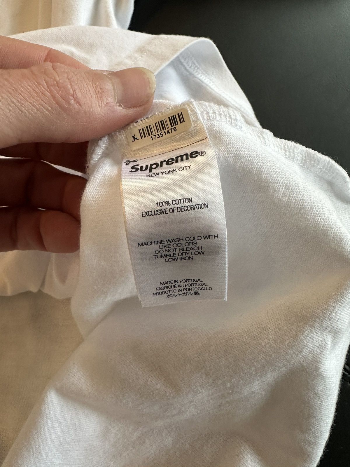 Supreme Supreme small logo t shirt white Size US XL / EU 56 / 4 - 4 Thumbnail