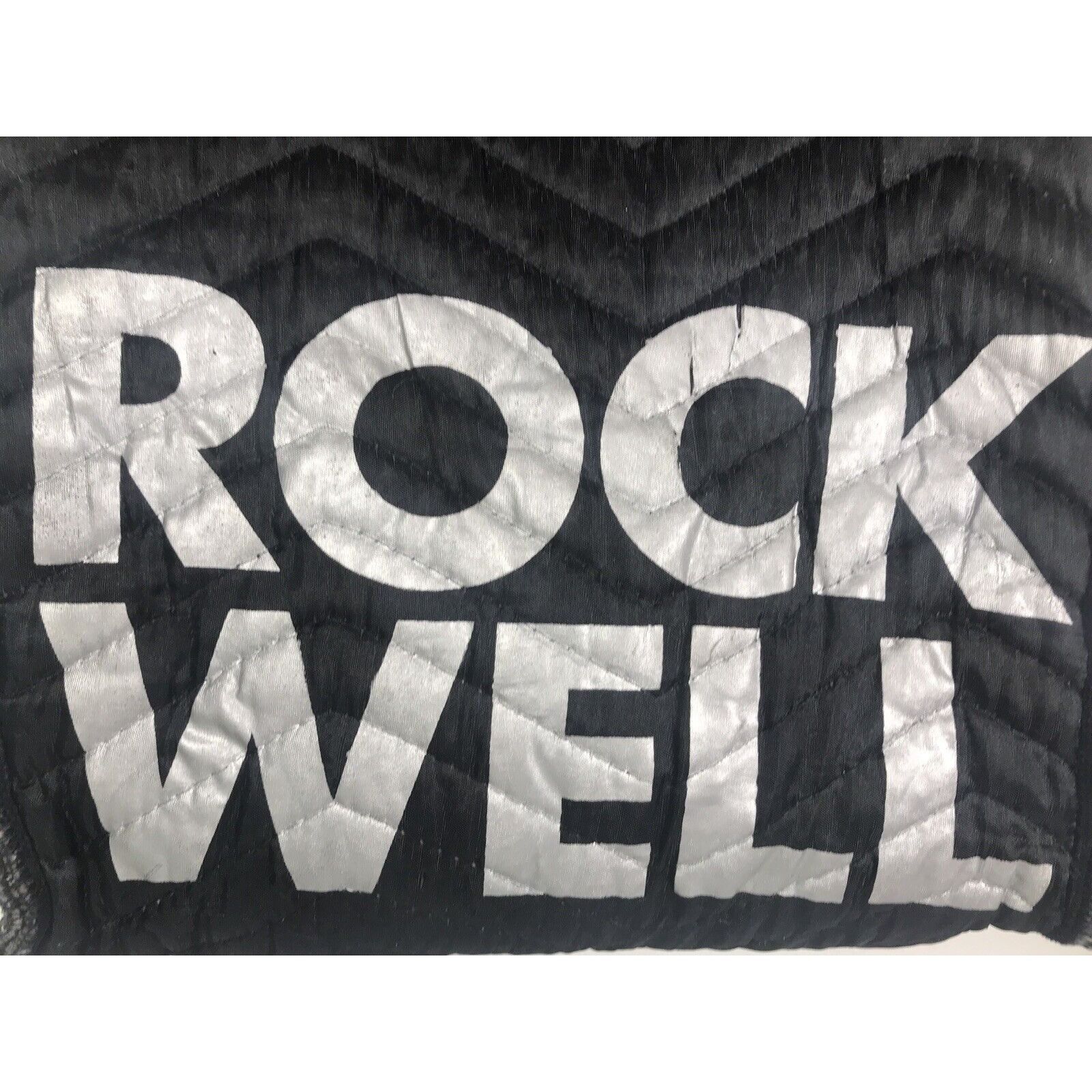 Other Heavy Quilted Reversible Rough-Cut Rock Well Black and Silve Size ONE SIZE - 2 Thumbnail