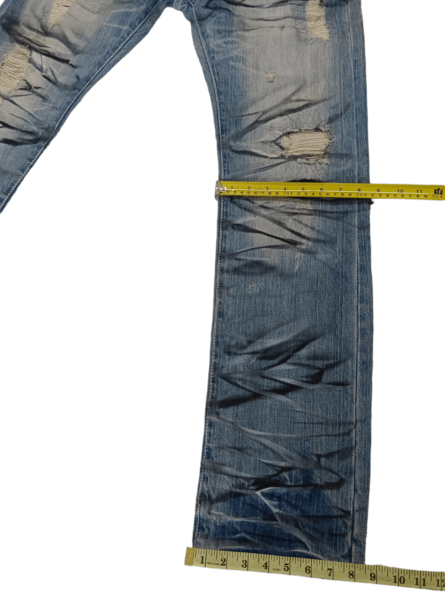 If Six Was Nine × Japanese Brand Neutral Infinity Clawmark Seditionaries Distressed Denim Size US 29 - 7 Thumbnail