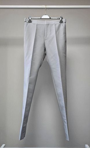 Tom Ford o1sm1stk0824 Organza Riverstwill Pant in Sky Grey Size US 34 / EU 50 - 1 Thumbnail