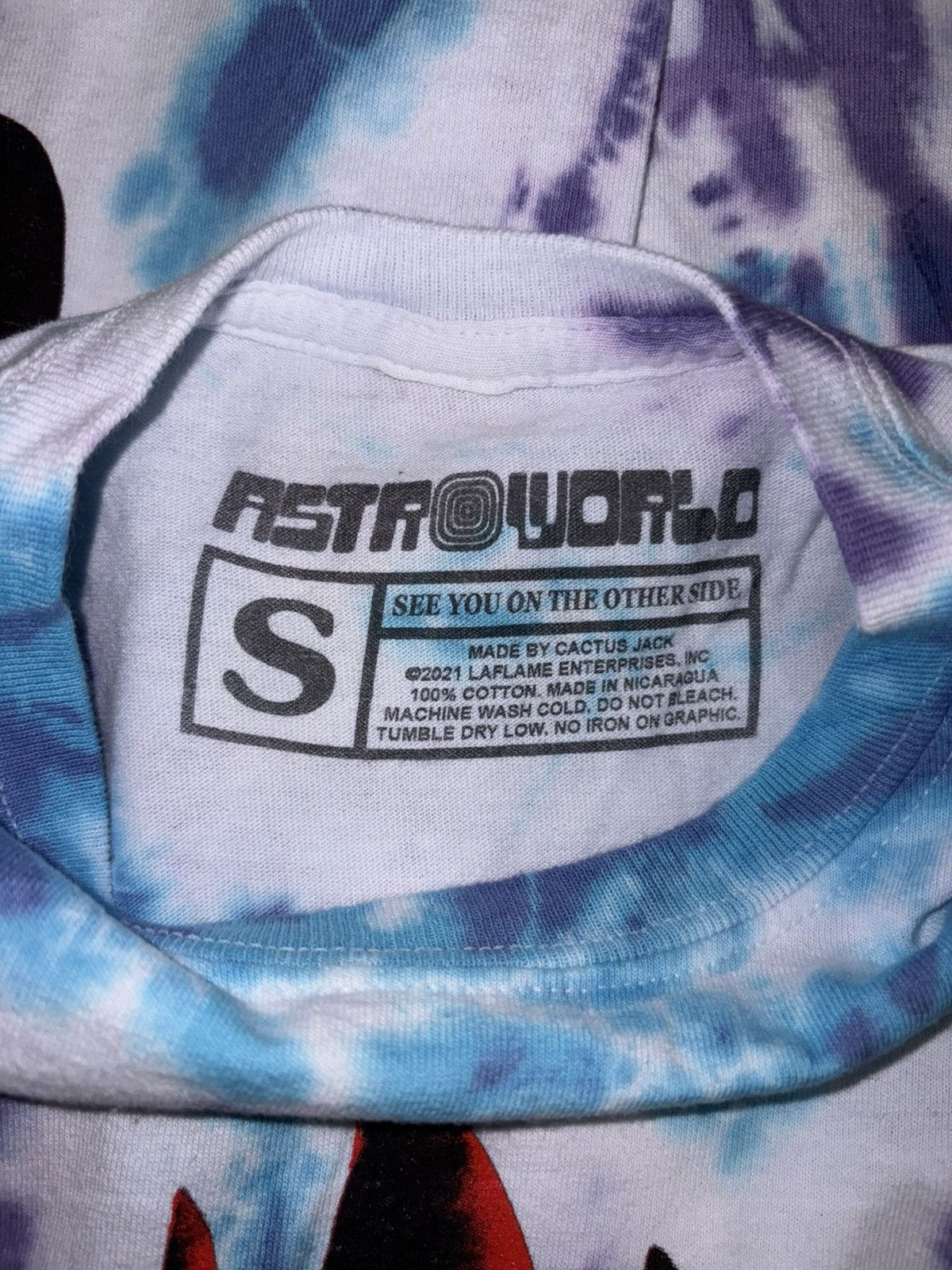 Travis Scott Tye Dye Travis Scott Astroworld Fest T-Shirt Size US M / EU 48-50 / 2 - 3 Thumbnail