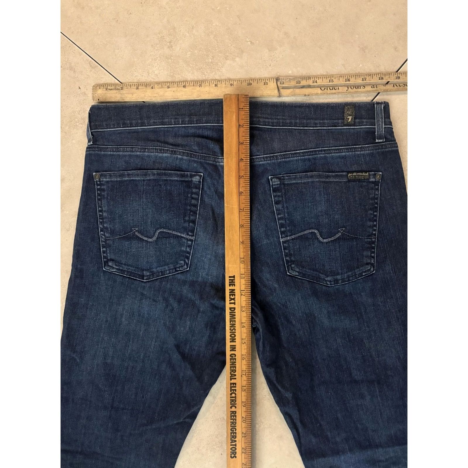 7 For All Mankind 7 For All Mankind Slimmy Jeans Mens Blue Denim Size 36 Wash Medium Straight Slim Size US 36 / EU 52 - 6 Thumbnail