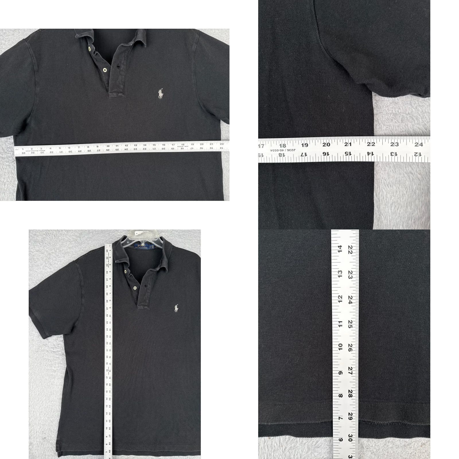 Ralph Lauren Ralph Lauren Polo Shirt Men Large Tall Black 100% Cotton Polo Shirt Size US XXL / EU 58 / 5 - 8 Thumbnail