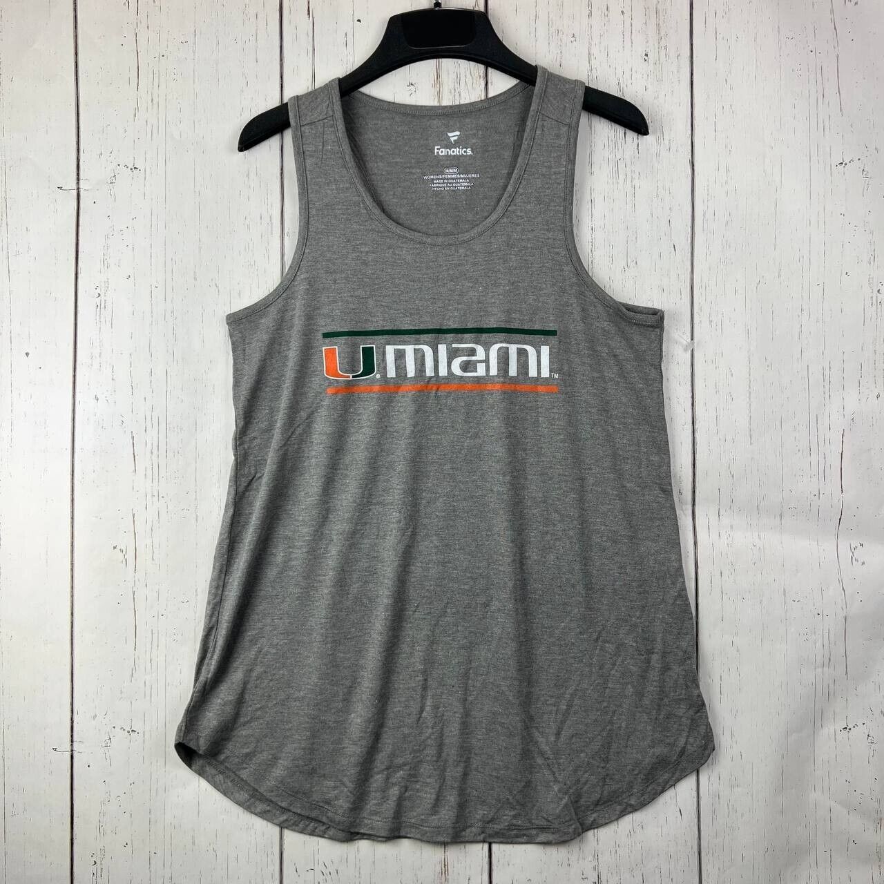 NCAA Miami Hurricanes NCAA Medium Fanatics Sleeveless Shirt Gray Size M / US 6-8 / IT 42-44 - 1 Thumbnail
