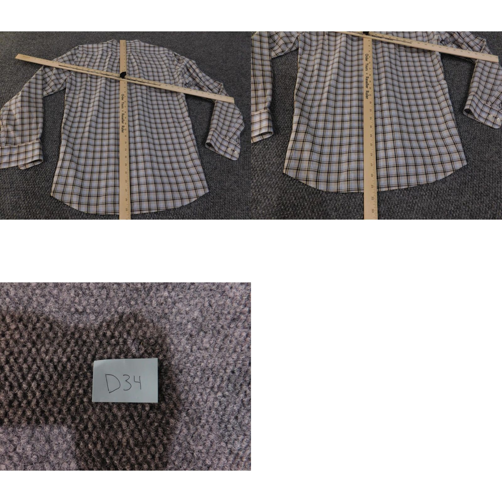 Faconnable VINTAGE Faconnable Shirt Mens Small Blue Brown Plaid Club Deauville Button Up Casual Size US S / EU 44-46 / 1 - 9 Thumbnail