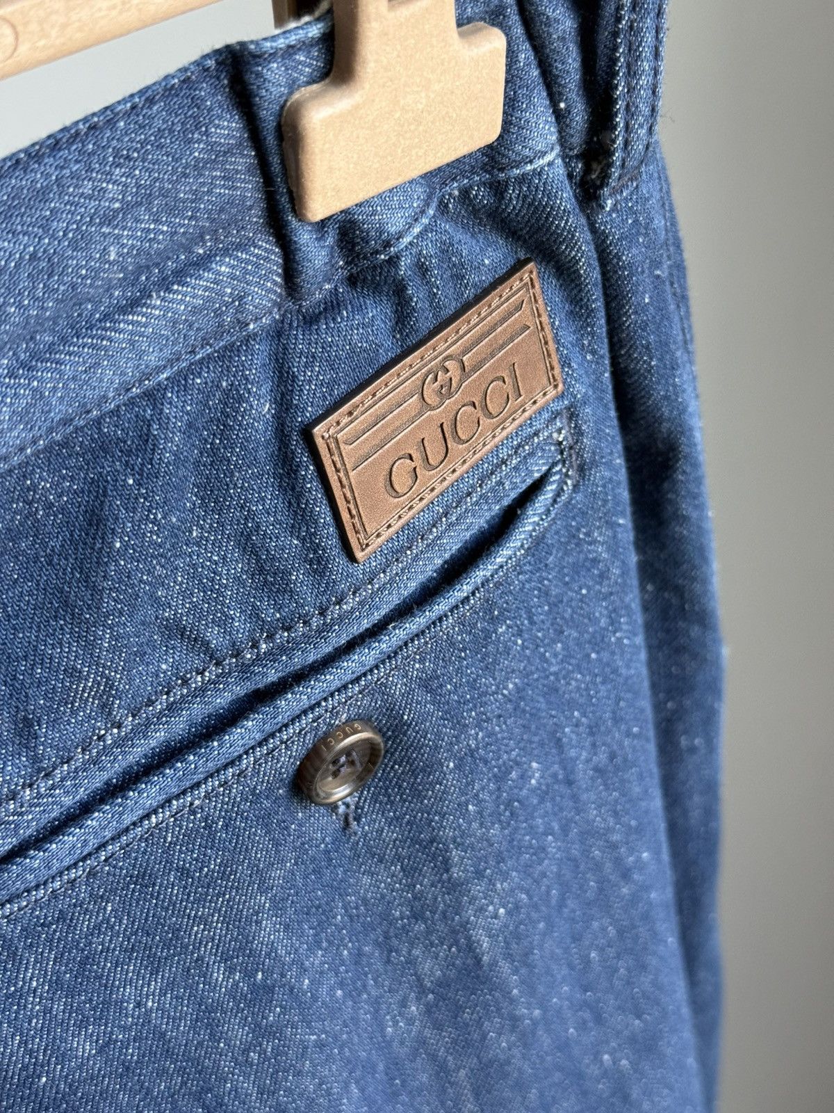 Gucci Gucci Wide Leg Tailored Trousers High Rise Straight Jeans Size US 34 / EU 50 - 12 Thumbnail