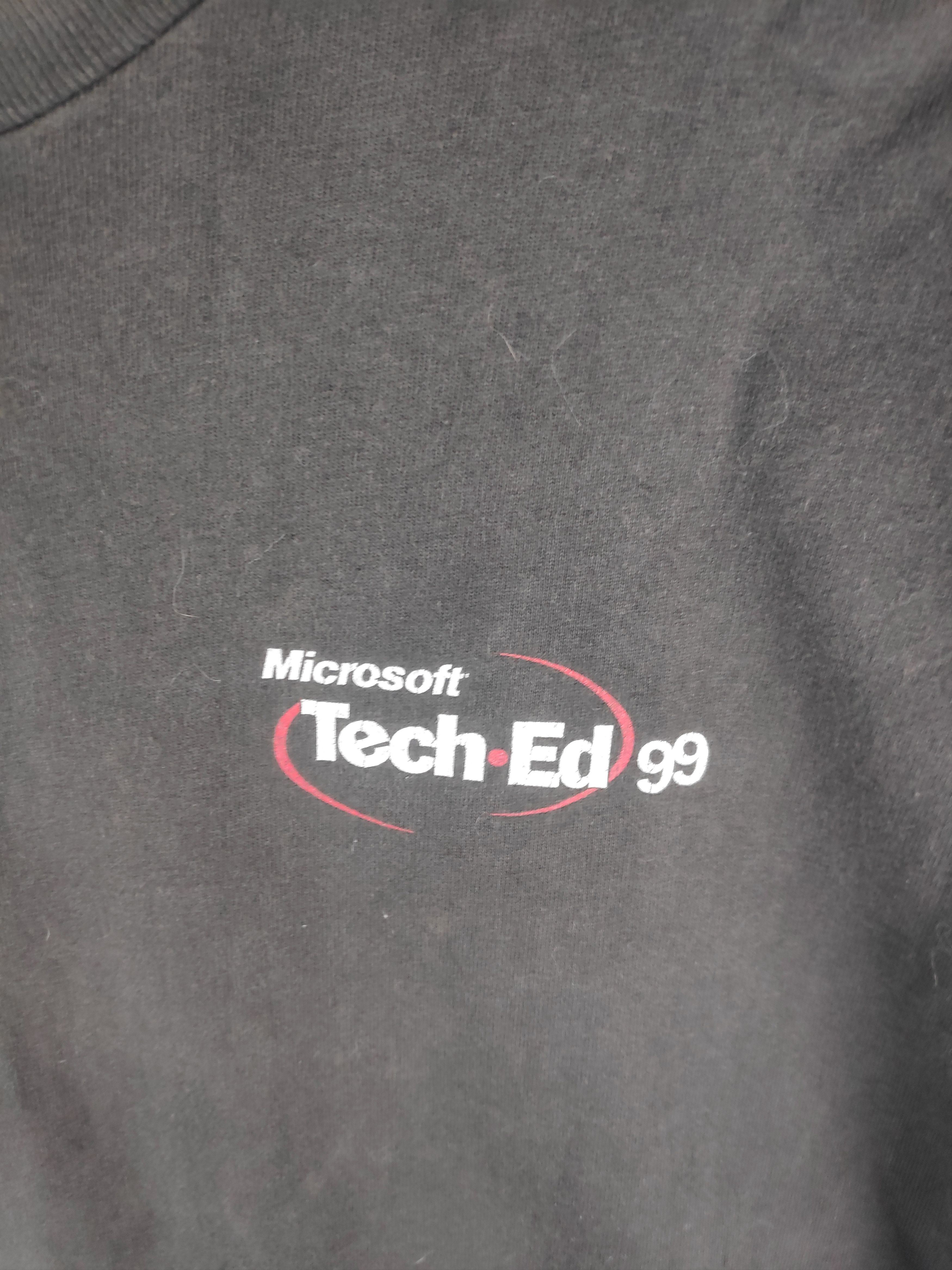 Vintage Vtg 90s Microsoft Tech Ed 99 Get Fired Up Techwear Tee Size US XL / EU 56 / 4 - 3 Thumbnail