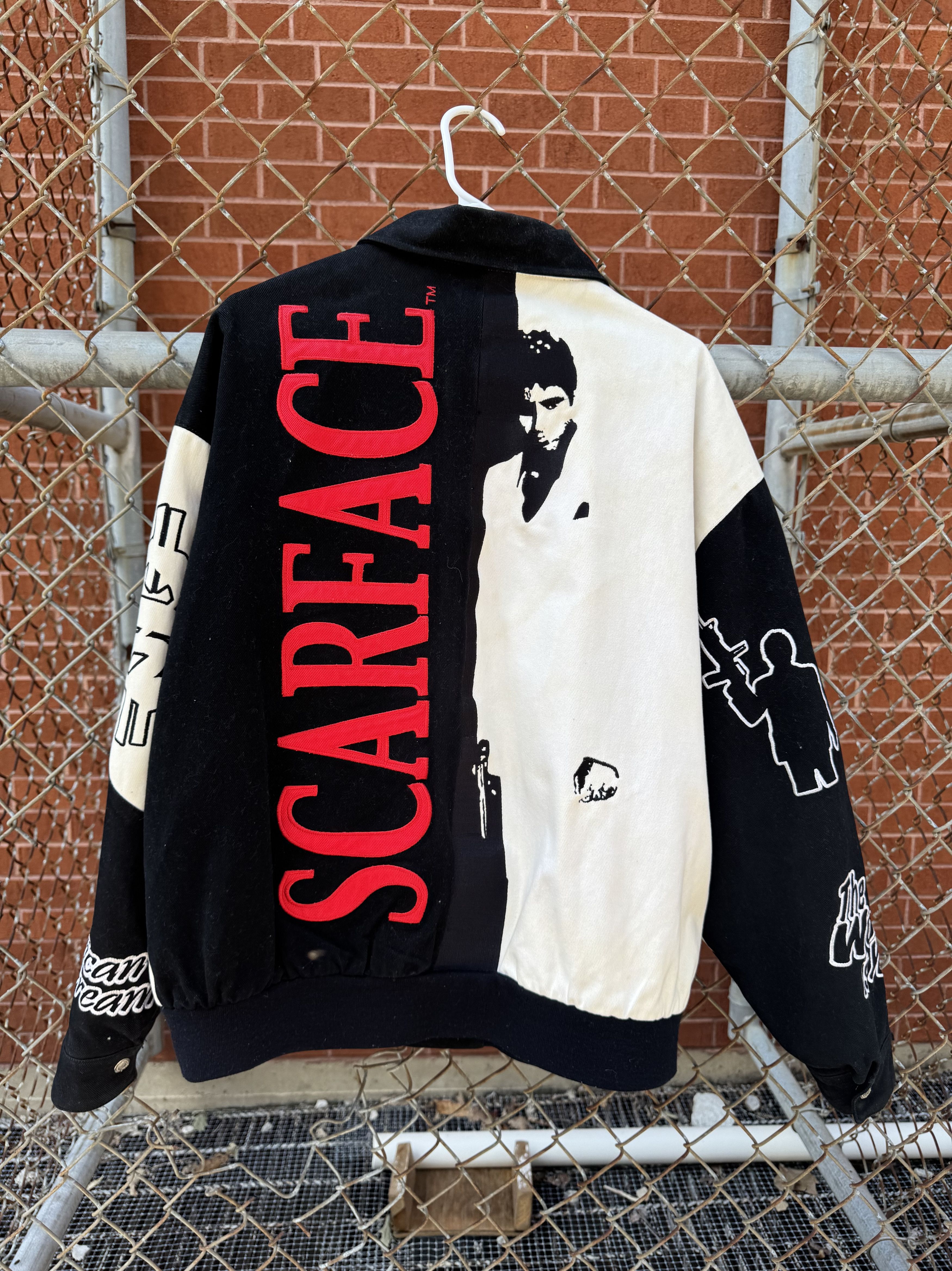 Jeff Hamilton Vintage 90s Jeff Hamilton Scarface Jacket Size US XL / EU 56 / 4 - 2 Thumbnail