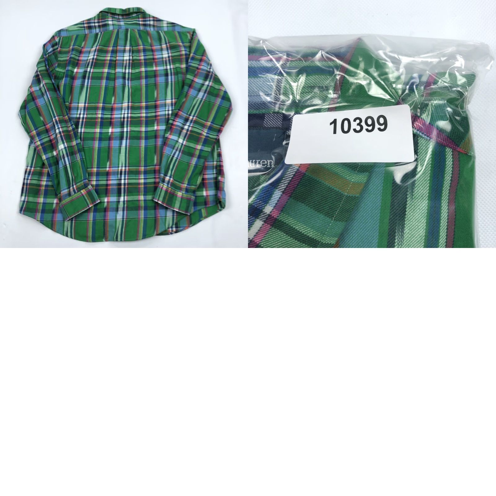 Polo Ralph Lauren Polo Ralph Lauren Men's XL Green Plaid Button-Down Flannel Shirt Long Sleeve Size US XL / EU 56 / 4 - 8 Thumbnail