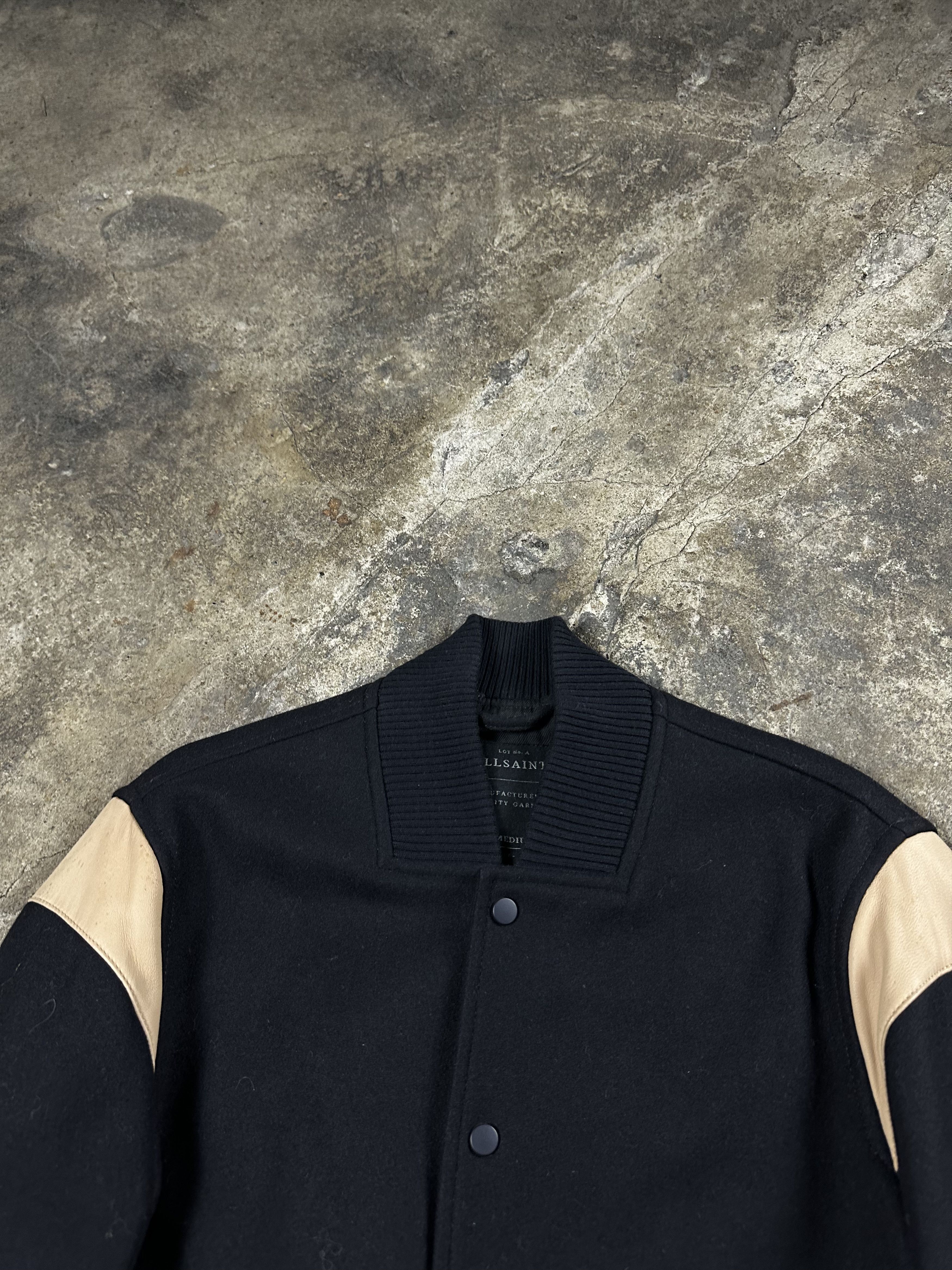 Allsaints Allsaints Varsity Echo Bomber Jacket Navy Size US M / EU 48-50 / 2 - 3 Thumbnail