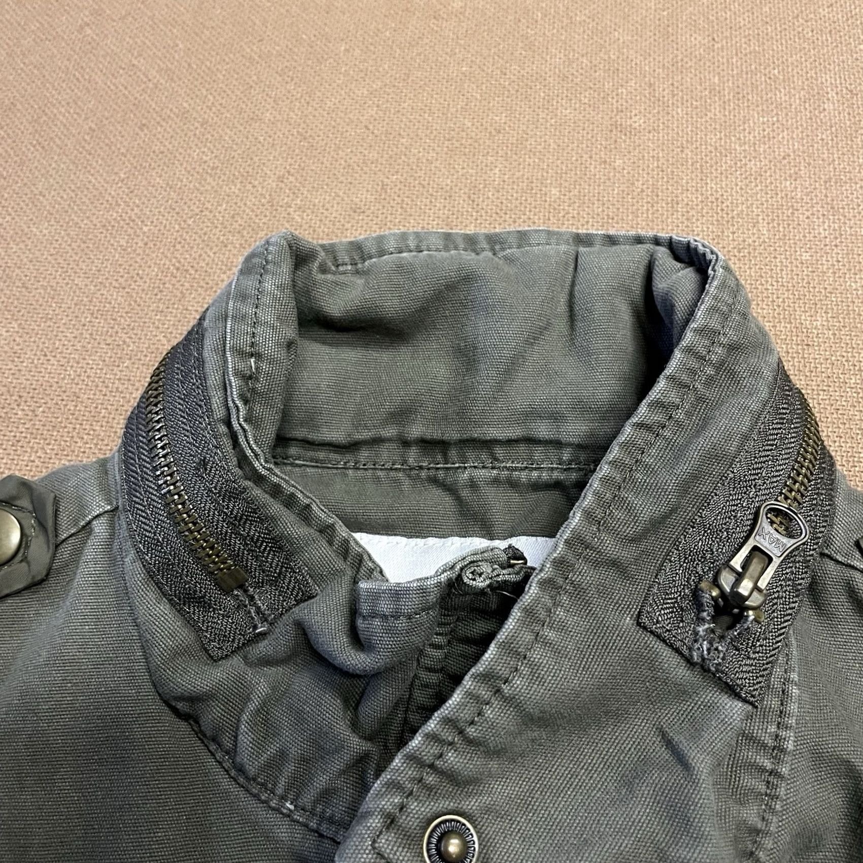 Vintage American Rag Cie Jacket Womens Small Army Green Full Zip Hoodie Pockets Ladies Size S / US 4 / IT 40 - 7 Thumbnail