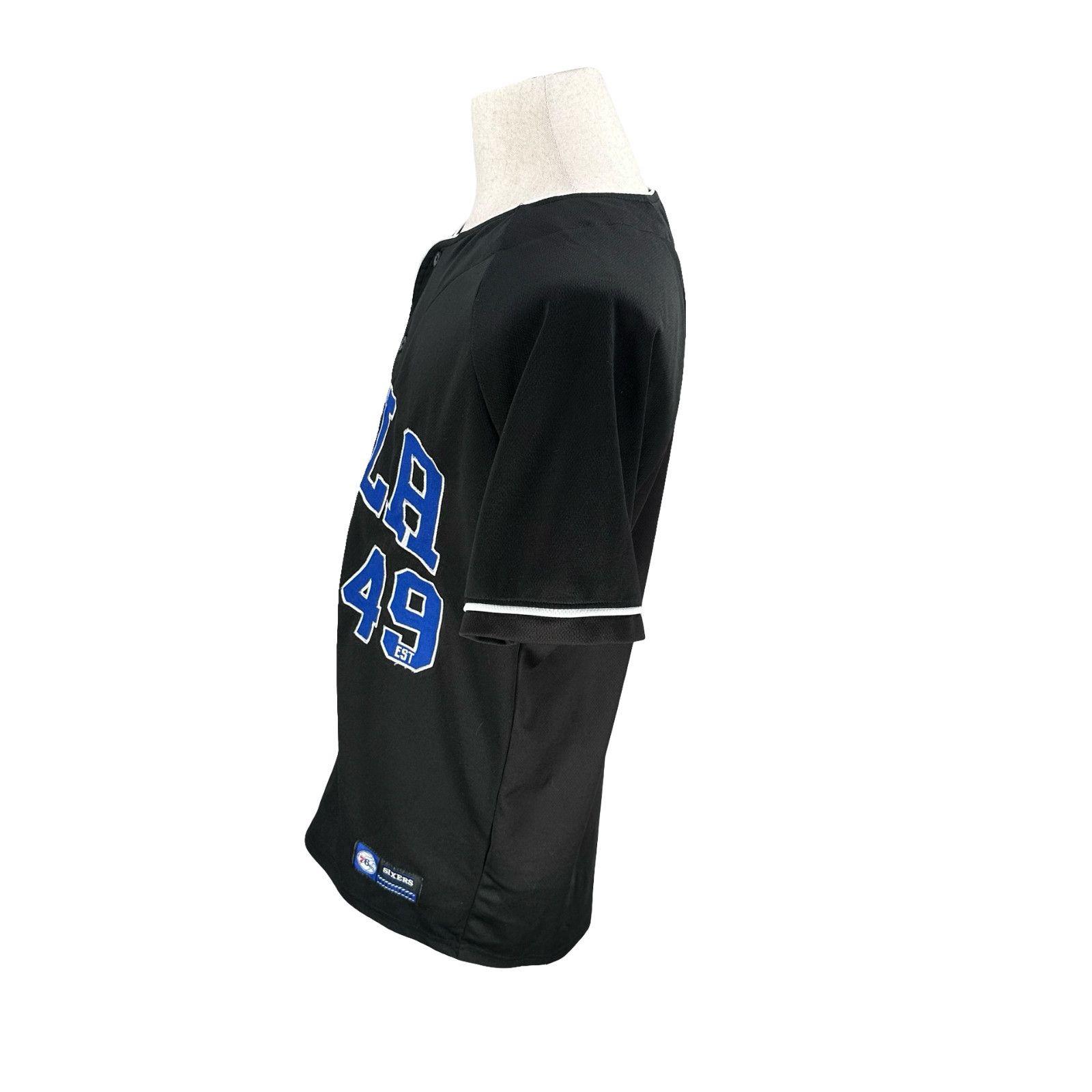 Other Ultra Game NBA Philadelphia Baseball Jersey Men's M Black Size US M / EU 48-50 / 2 - 3 Thumbnail