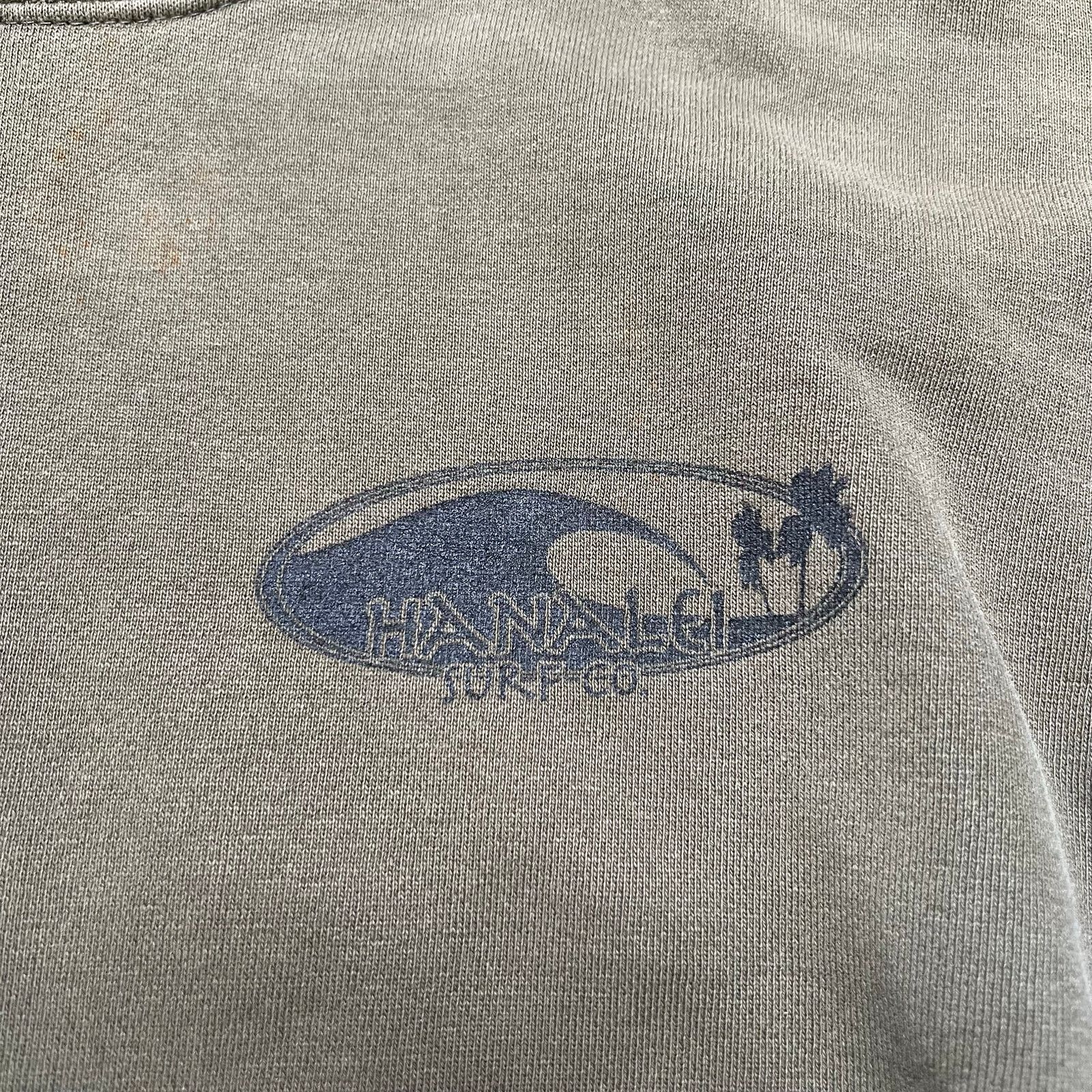 Vintage Vintage Y2K Hanalu Surf "Backdoor" hoodie Green Distress S Size US S / EU 44-46 / 1 - 10 Thumbnail