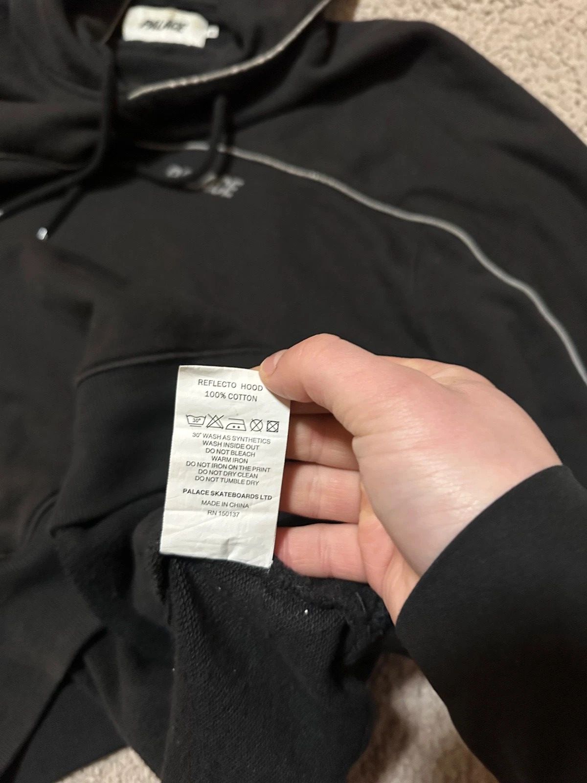 Palace Palace Hoodie Reflective Logo Sz M Size US M / EU 48-50 / 2 - 10 Thumbnail