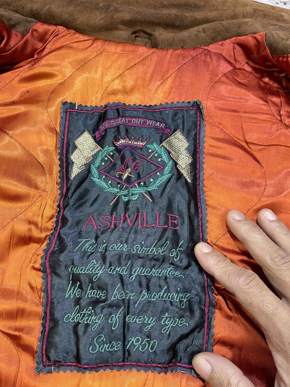 Genuine Leather Vintage Ashville Suede Leather Biker Jackets Size US L / EU 52-54 / 3 - 14 Thumbnail