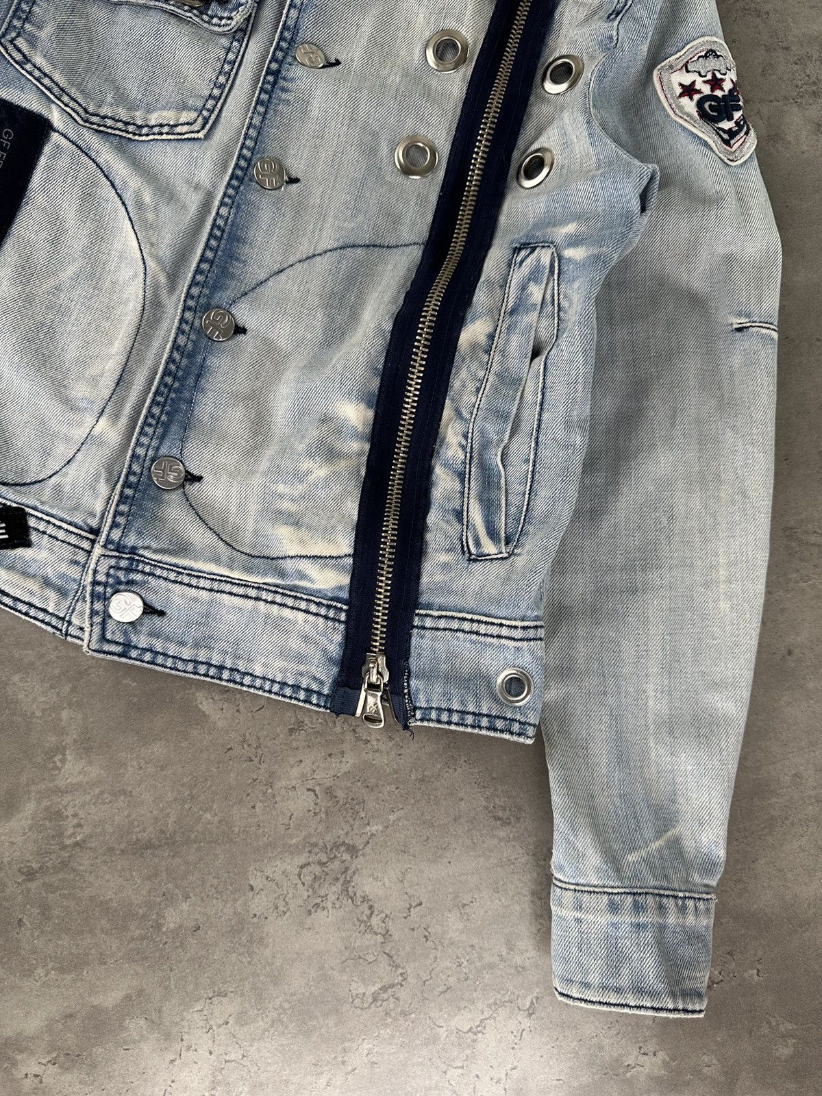 GF Ferre GF Ferre Denim Jacket Size S / US 4 / IT 40 - 6 Thumbnail